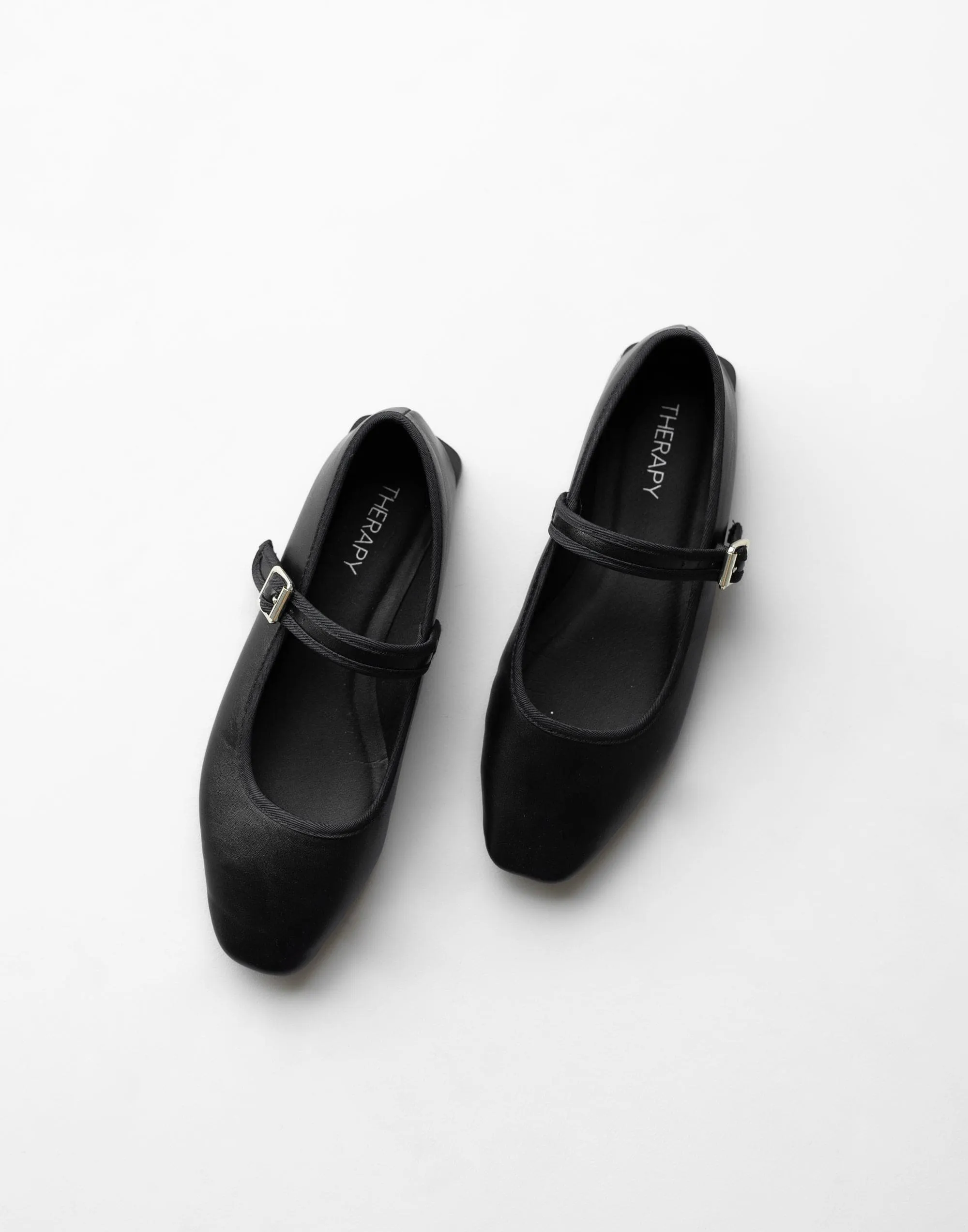Faze Ballet Flat (Black Smooth PU) - By Therapy sold by Charcoal Clothing product image thumbnail 4