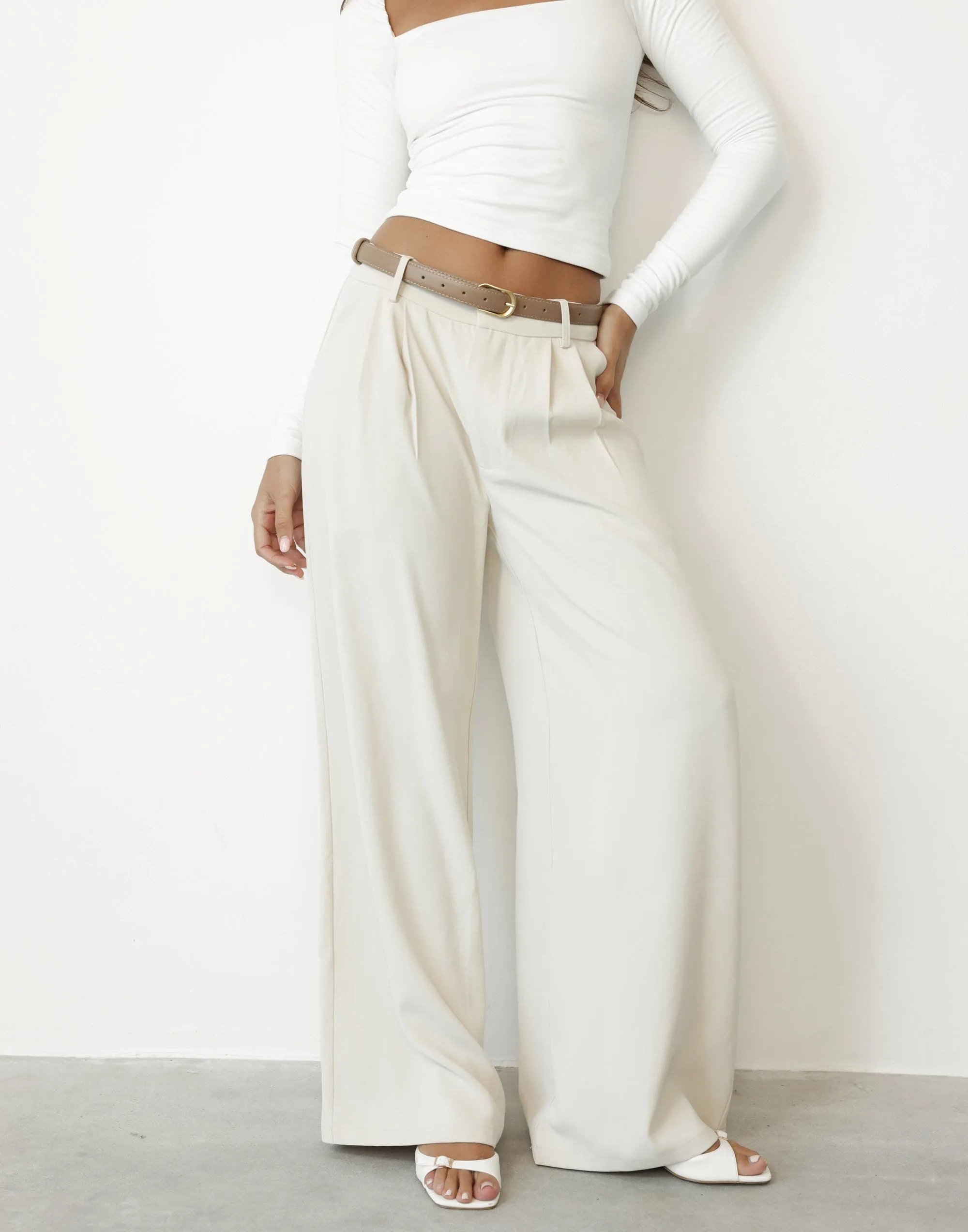 Darcey Belt (Latte) sold by Charcoal Clothing product image thumbnail 2