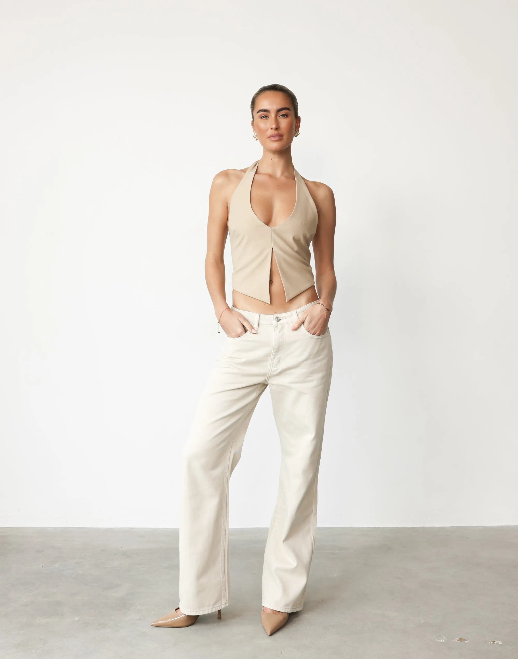 Kailani Top (Beige) sold by Charcoal Clothing product image thumbnail 2