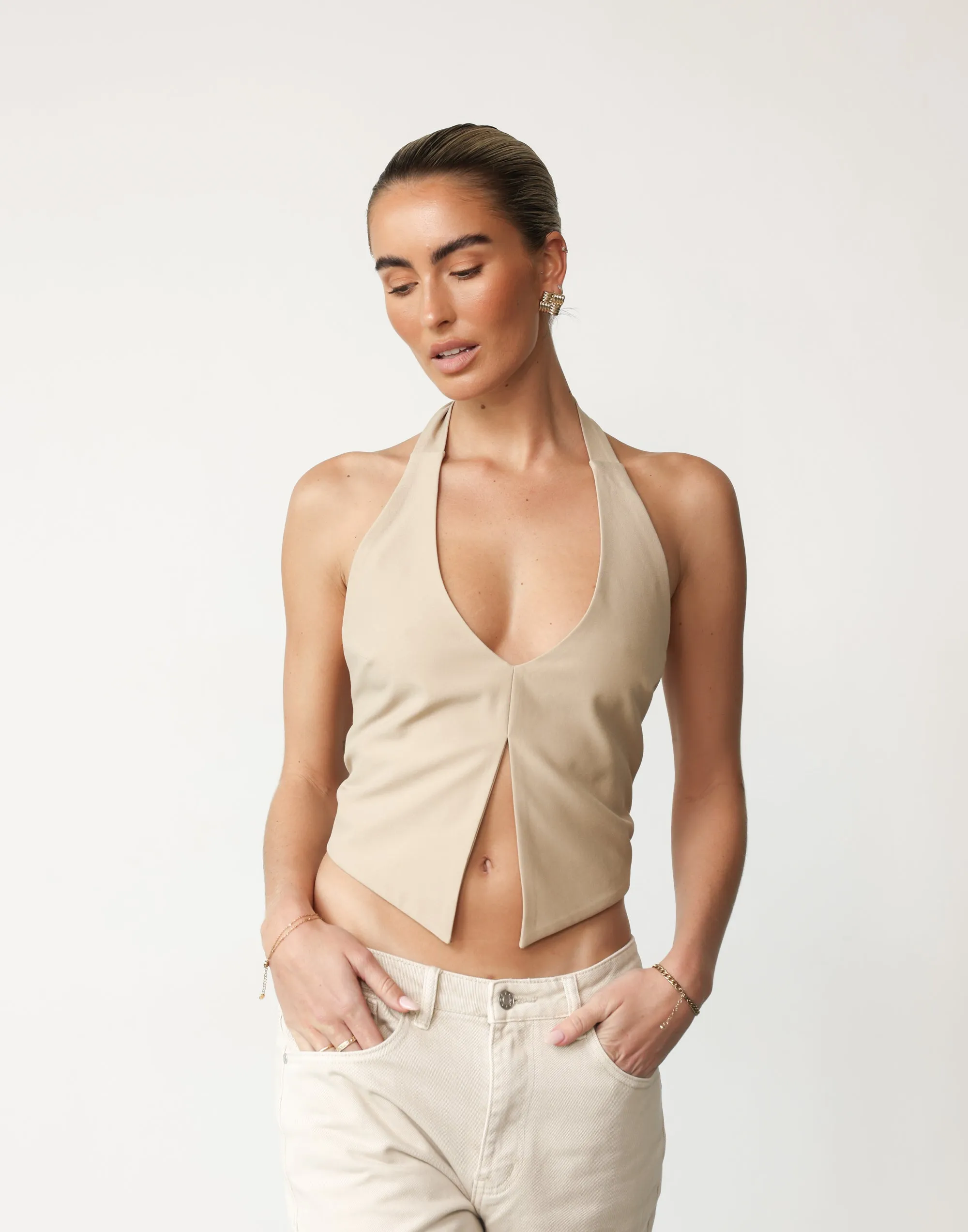 Kailani Top (Beige) sold by Charcoal Clothing product image thumbnail 5