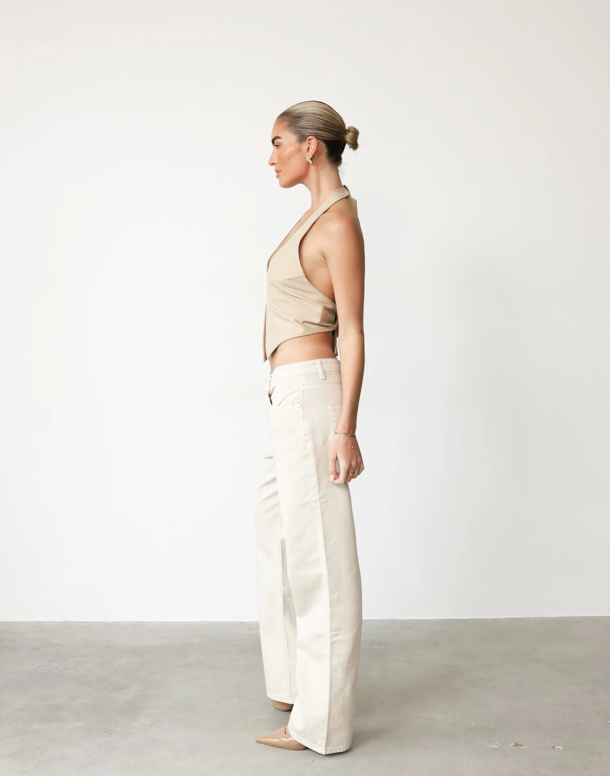 Kailani Top (Beige) sold by Charcoal Clothing product image thumbnail 3