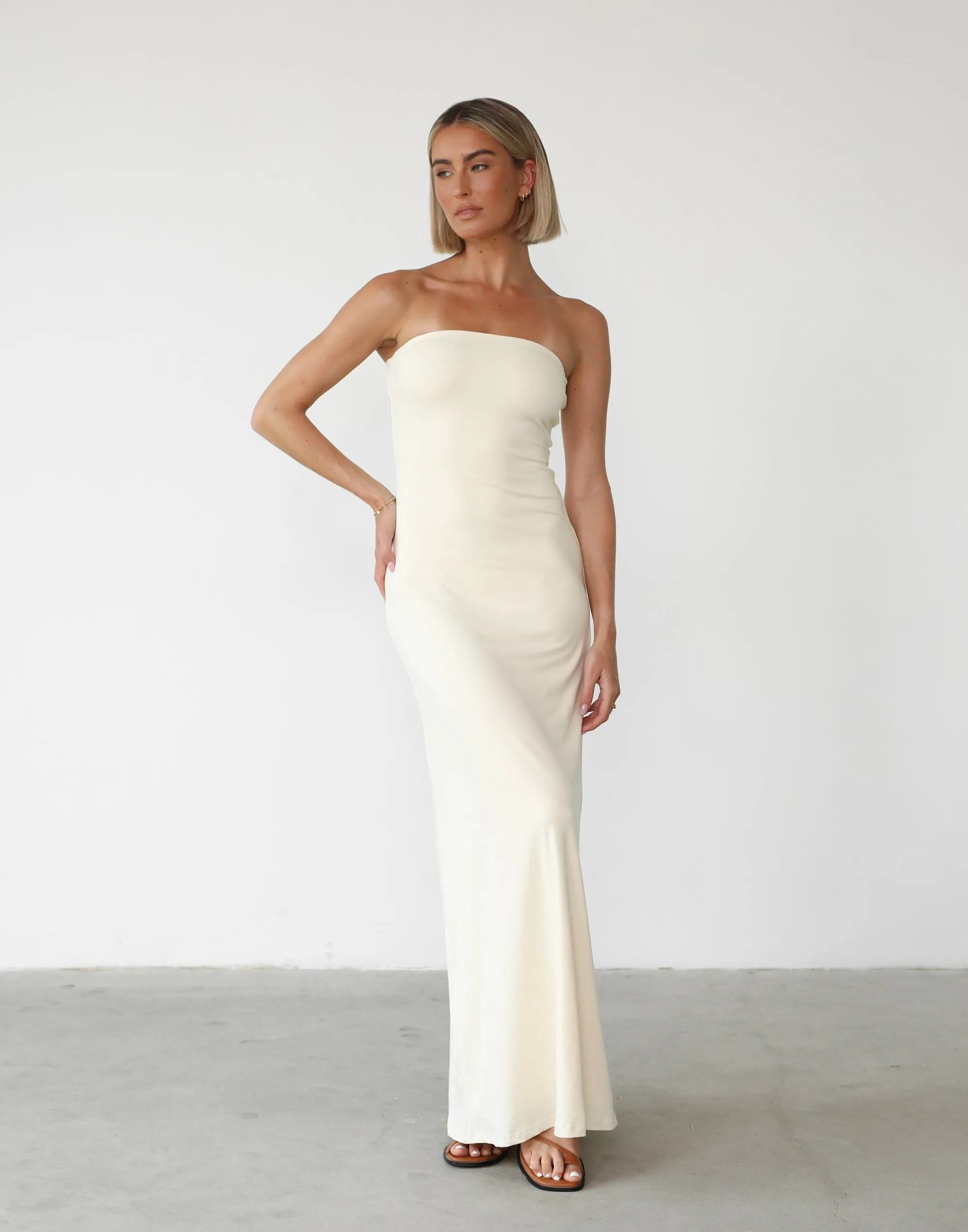 Ada Maxi Dress (Oat) sold by Charcoal Clothing product image thumbnail 3