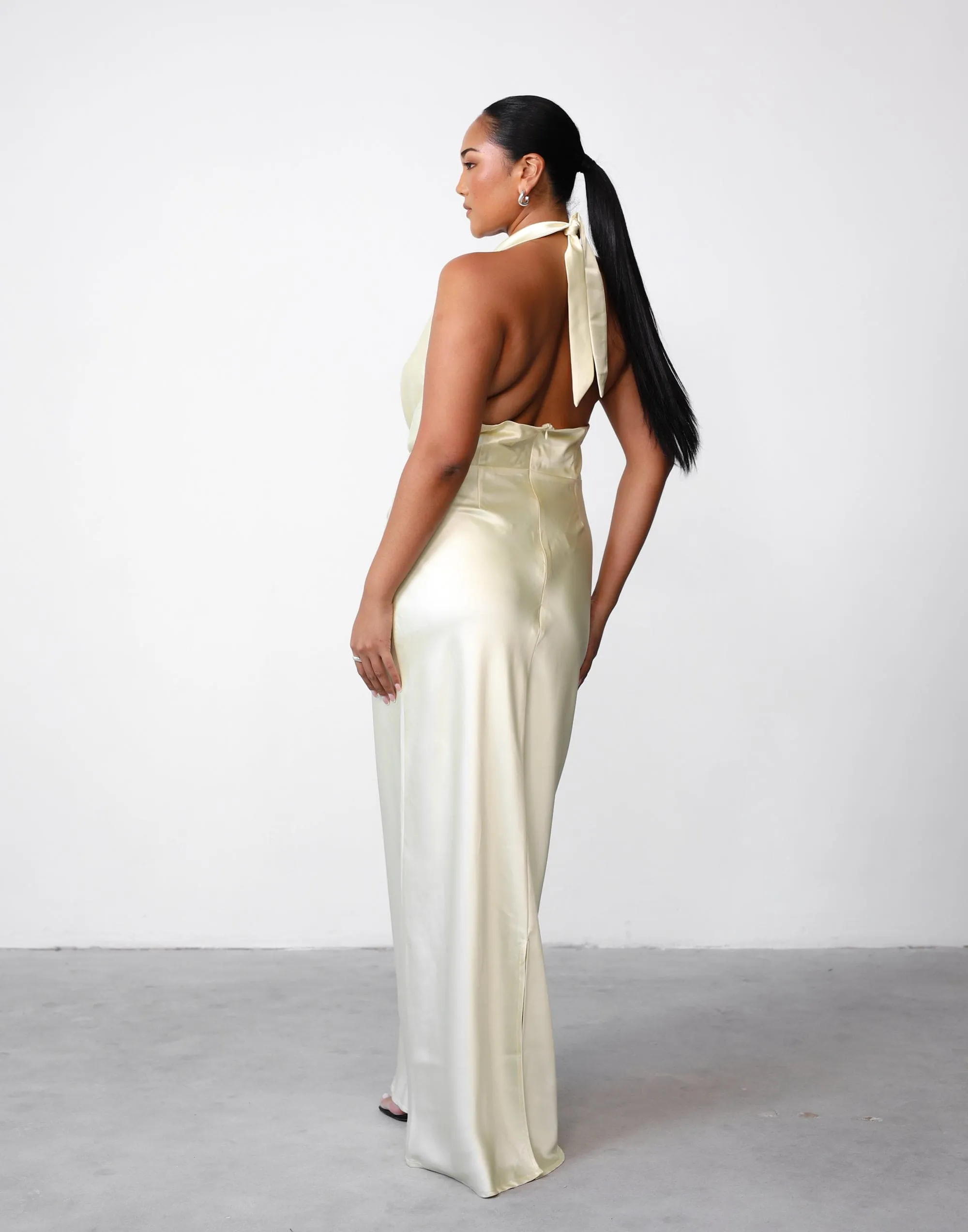 Zoya Maxi Dress (Lemon) sold by Charcoal Clothing product image thumbnail 4