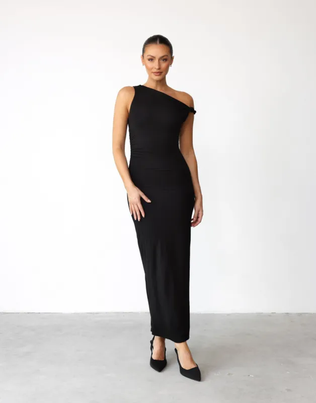 Sahana Maxi Dress (Black) sold by Charcoal Clothing