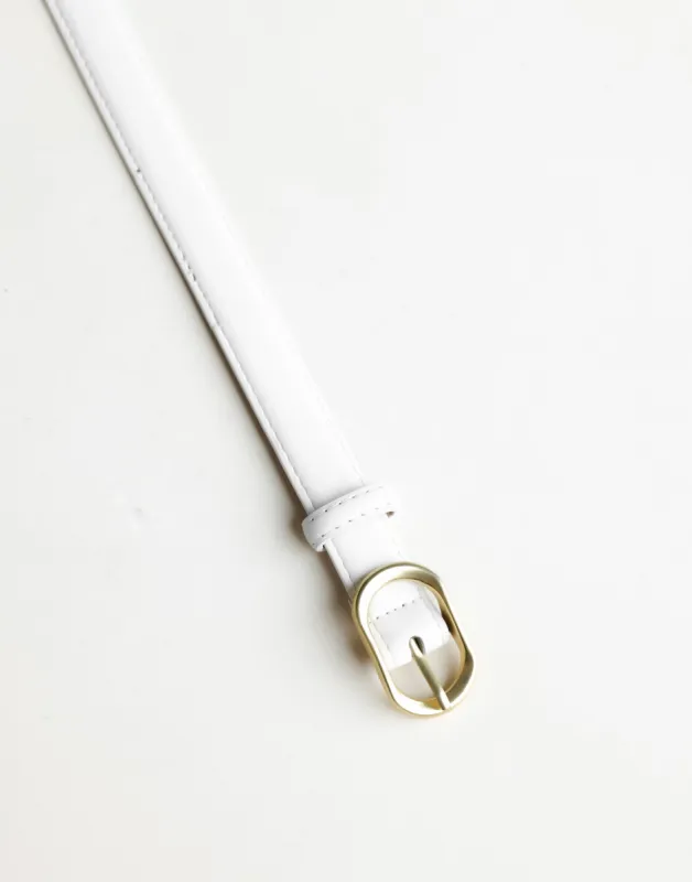 Darcey Belt (White) sold by Charcoal Clothing