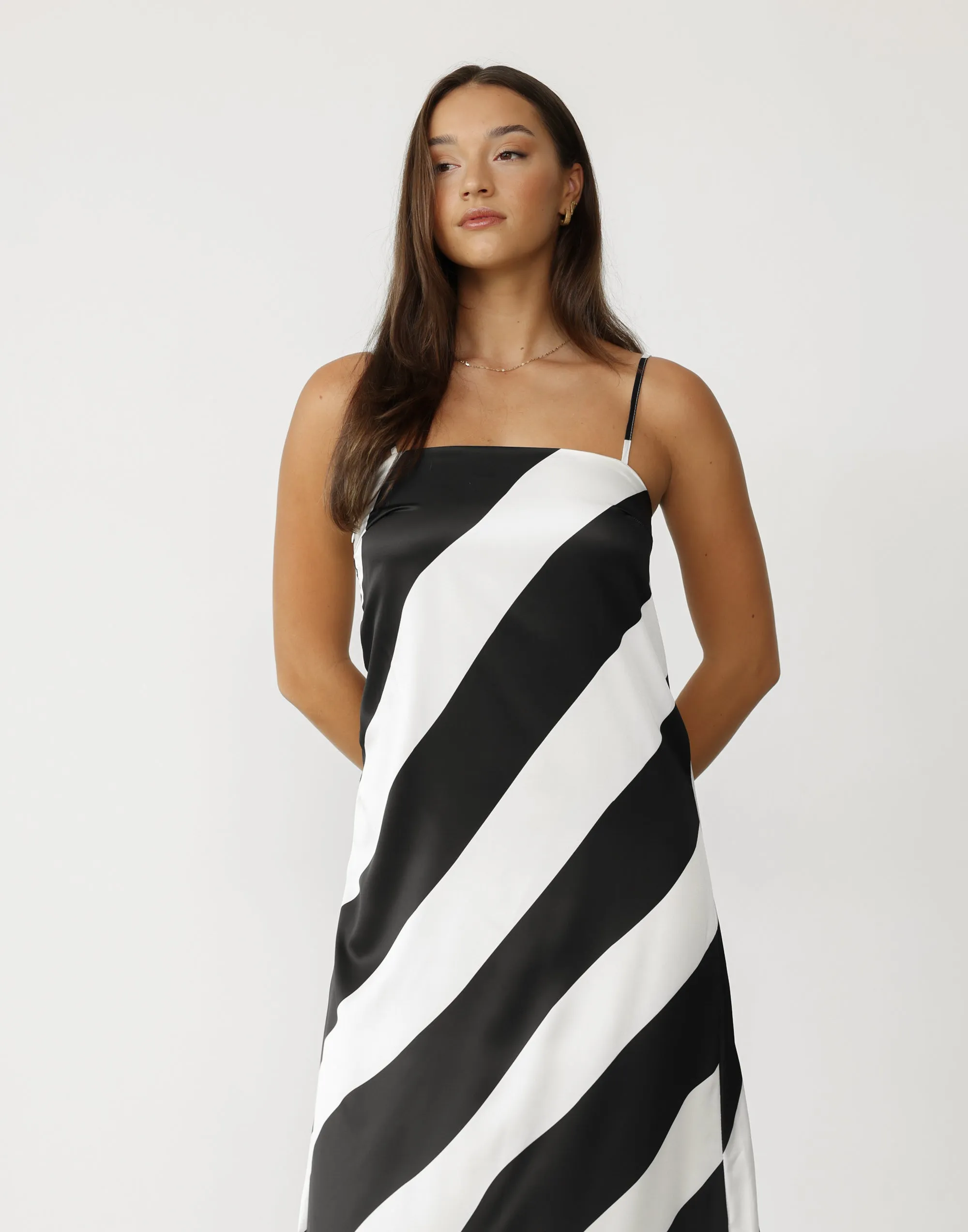 Kacey Maxi Dress (Black Stripe) sold by Charcoal Clothing product image thumbnail 3