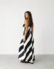Kacey Maxi Dress (Black Stripe) sold by Charcoal Clothing
