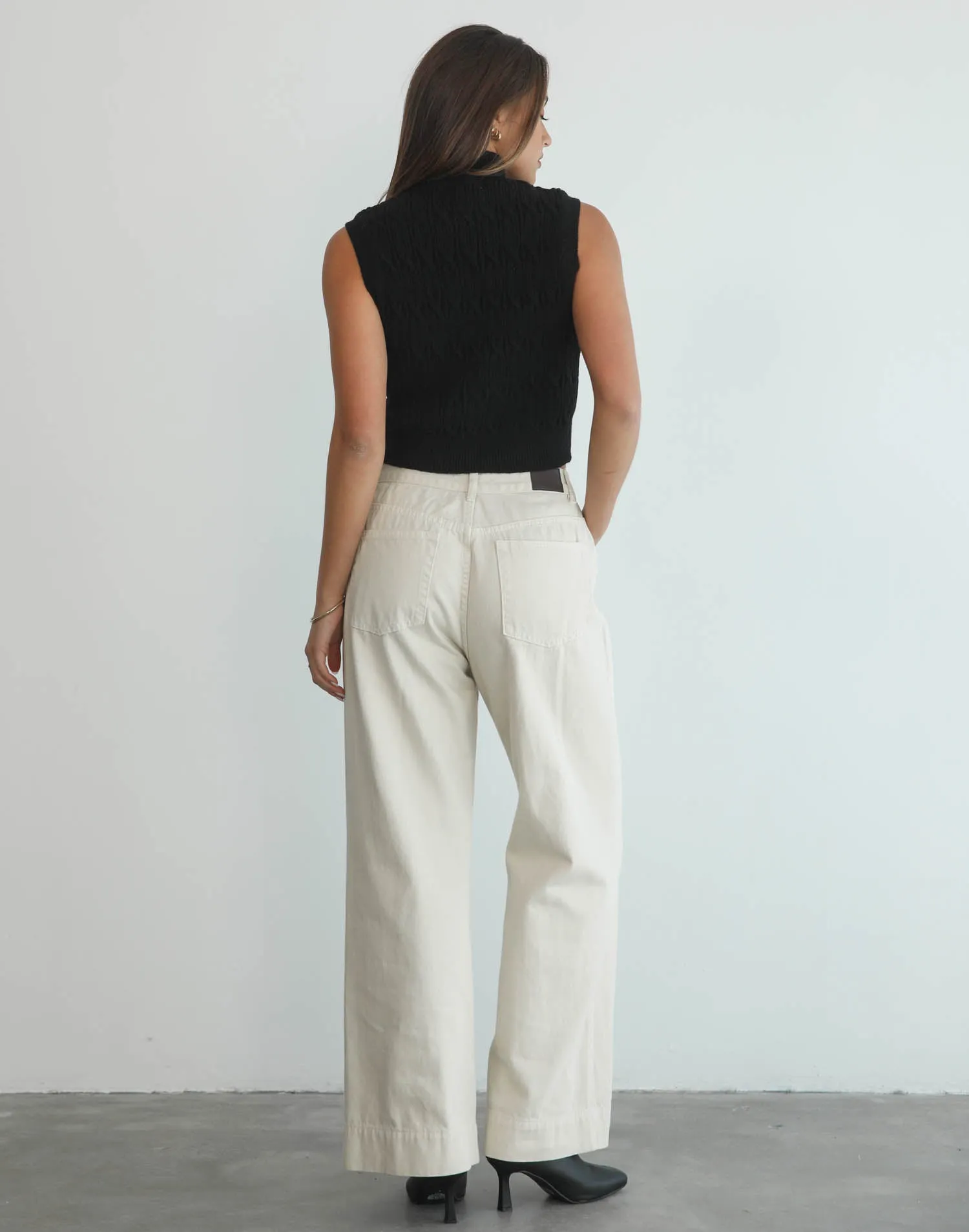 Anya Knit Crop Top (Black) sold by Charcoal Clothing product image thumbnail 4