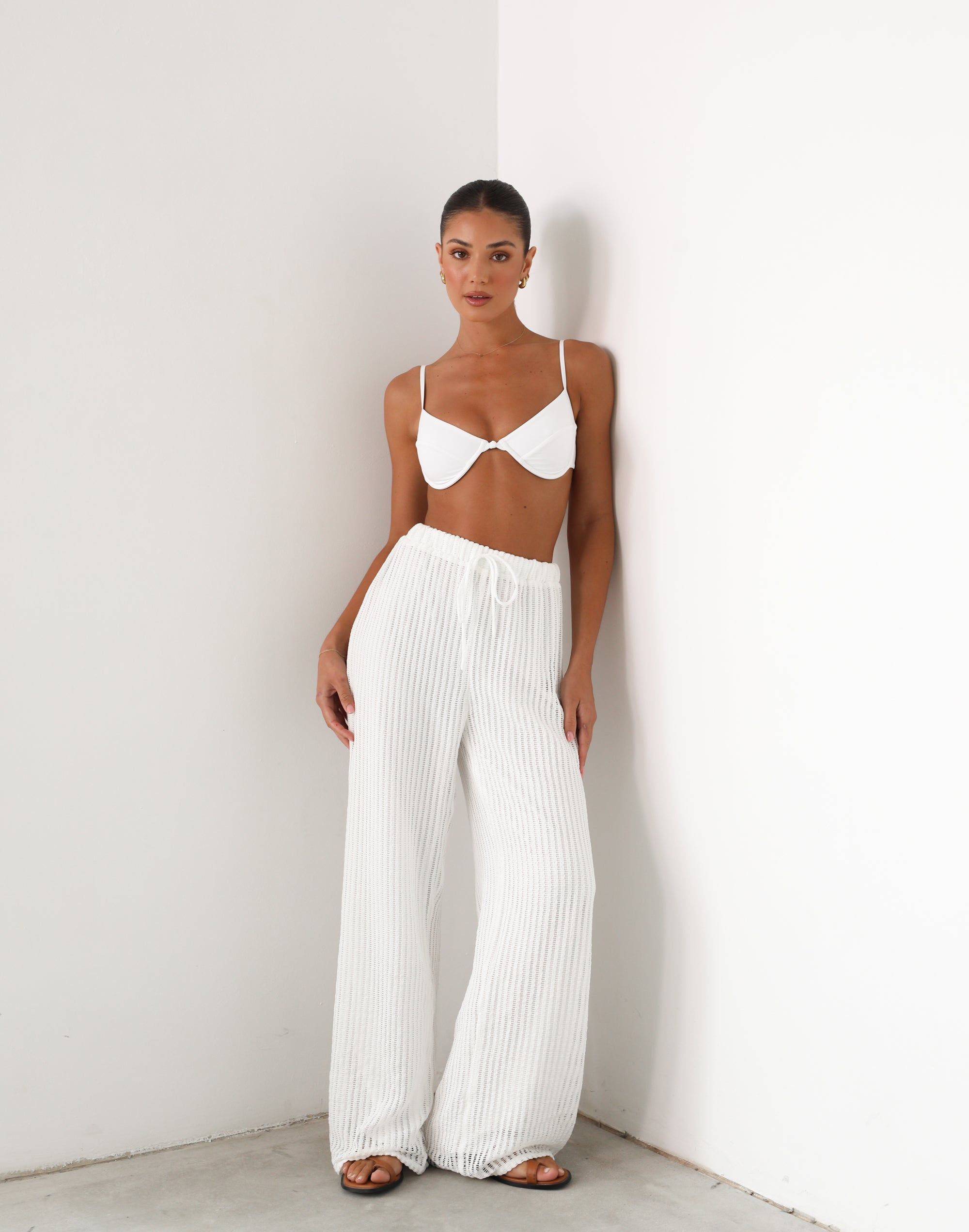 Aliyna Pants (White) sold by Charcoal Clothing