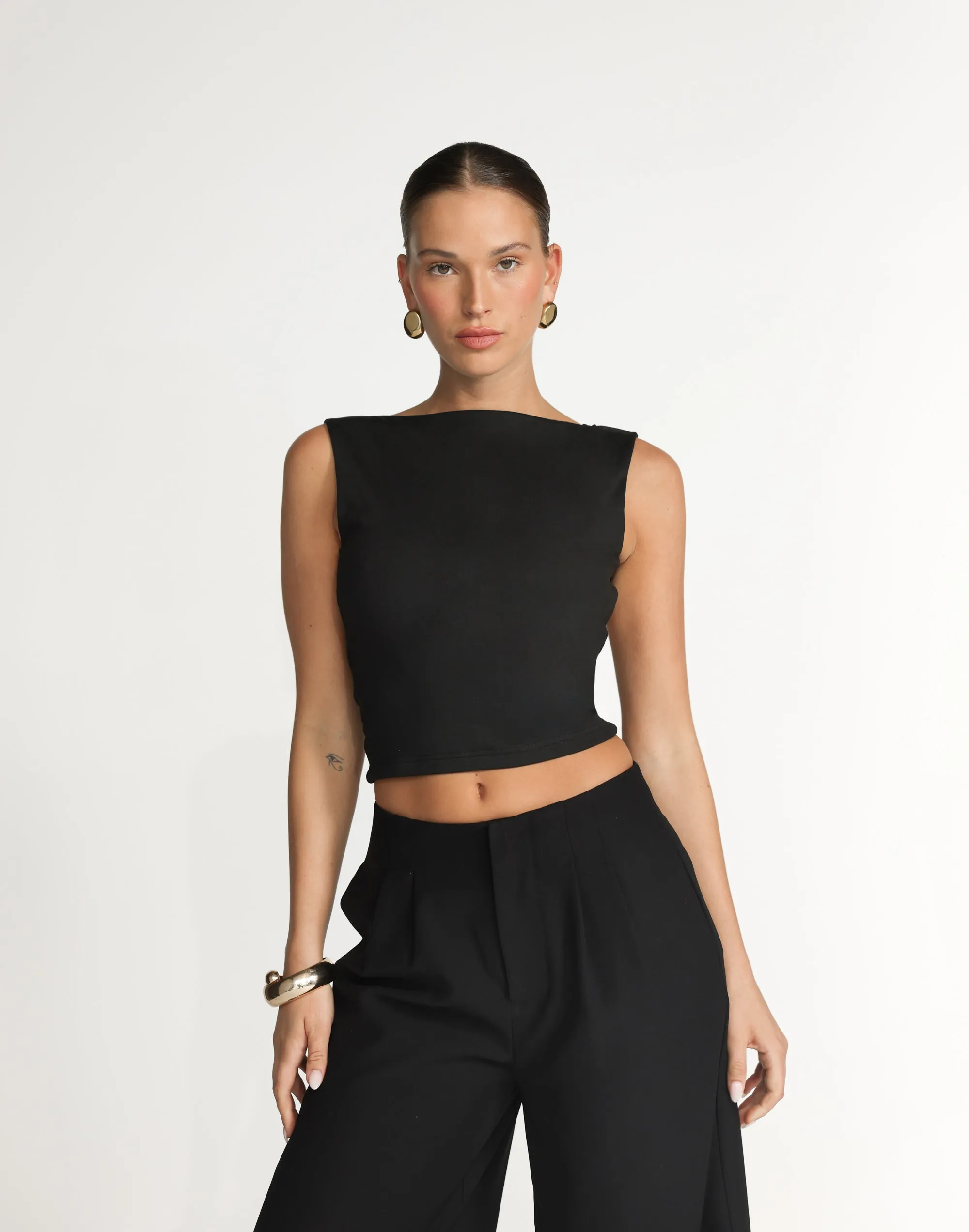 Romina Top (Black) sold by Charcoal Clothing