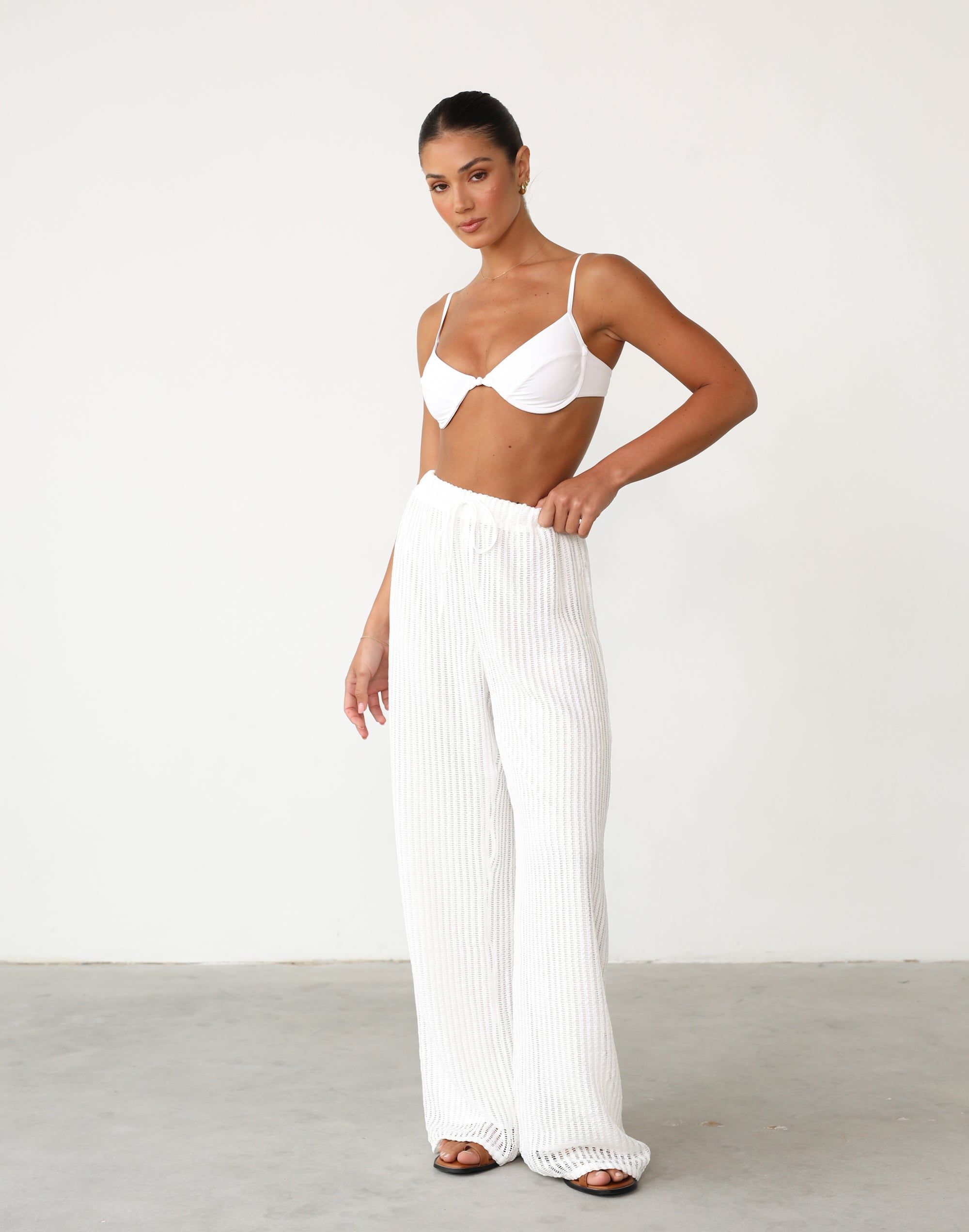 Aliyna Pants (White) sold by Charcoal Clothing product image thumbnail 3