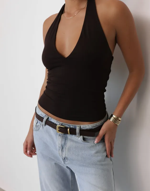 Tara Top (Chocolate) sold by Charcoal Clothing