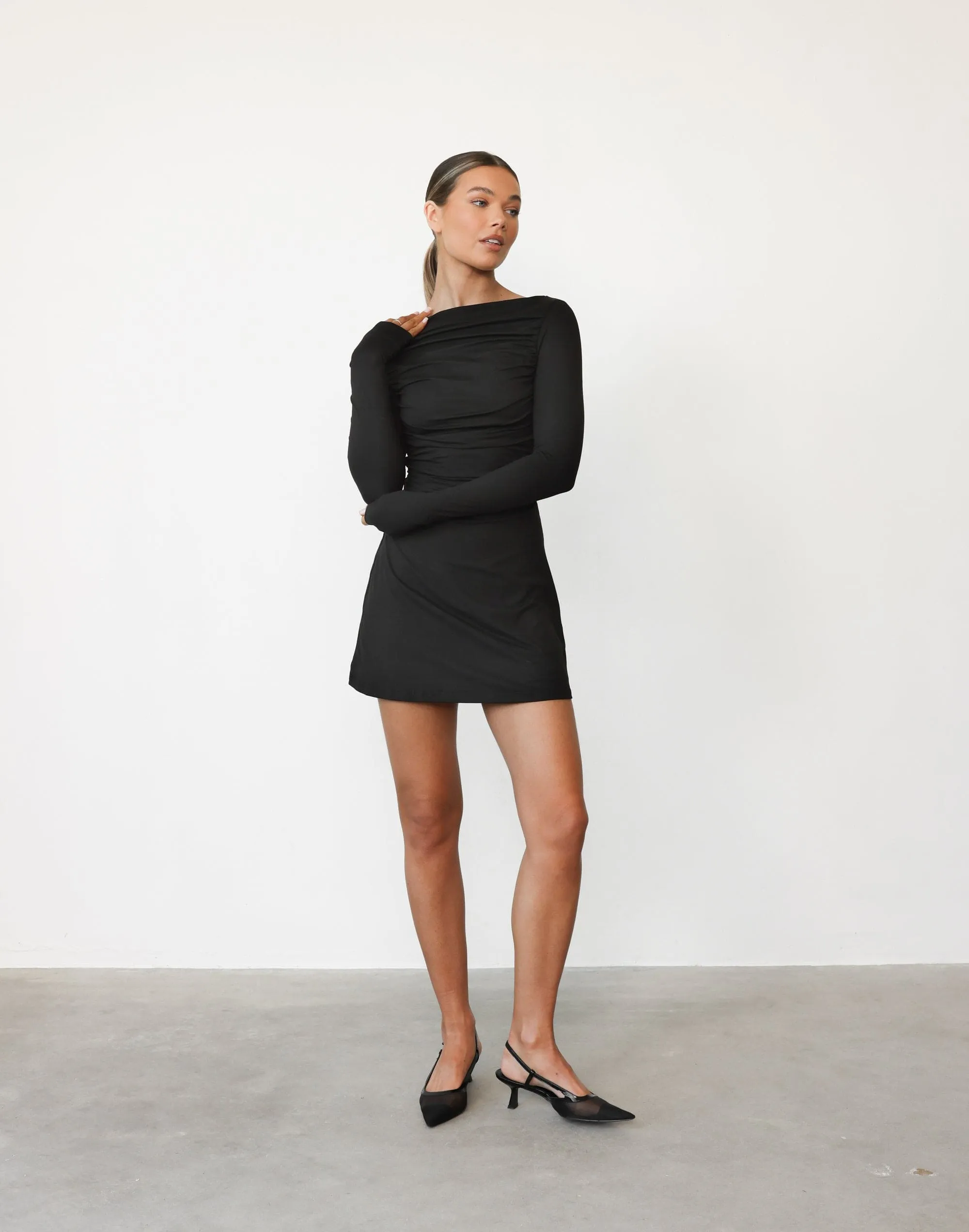 Natasha Mini Dress (Black) sold by Charcoal Clothing product image thumbnail 3