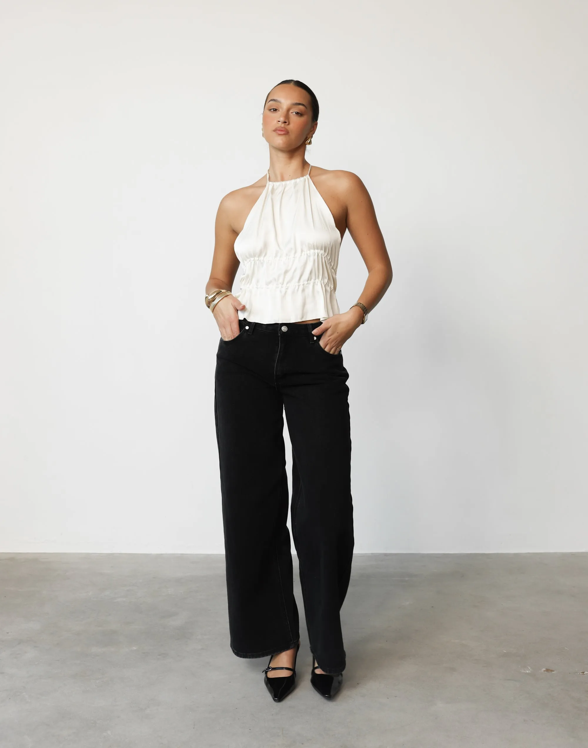 Legacy Halter Top (Ivory) - By Lioness sold by Charcoal Clothing product image thumbnail 3