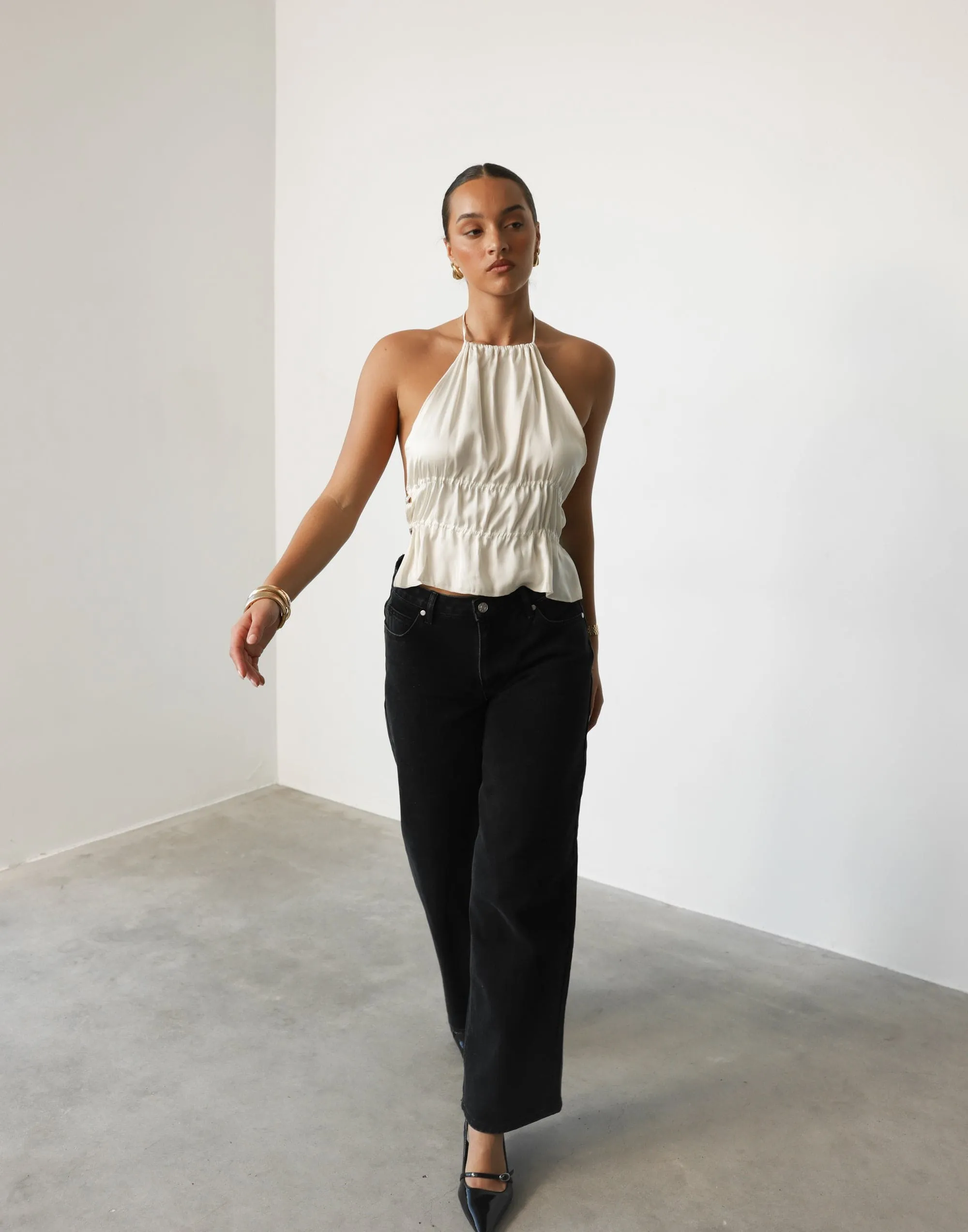 Legacy Halter Top (Ivory) - By Lioness sold by Charcoal Clothing product image thumbnail 2