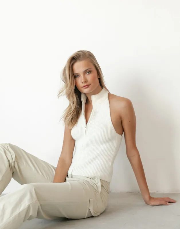 Savani Knit Top (Cream) sold by Charcoal Clothing