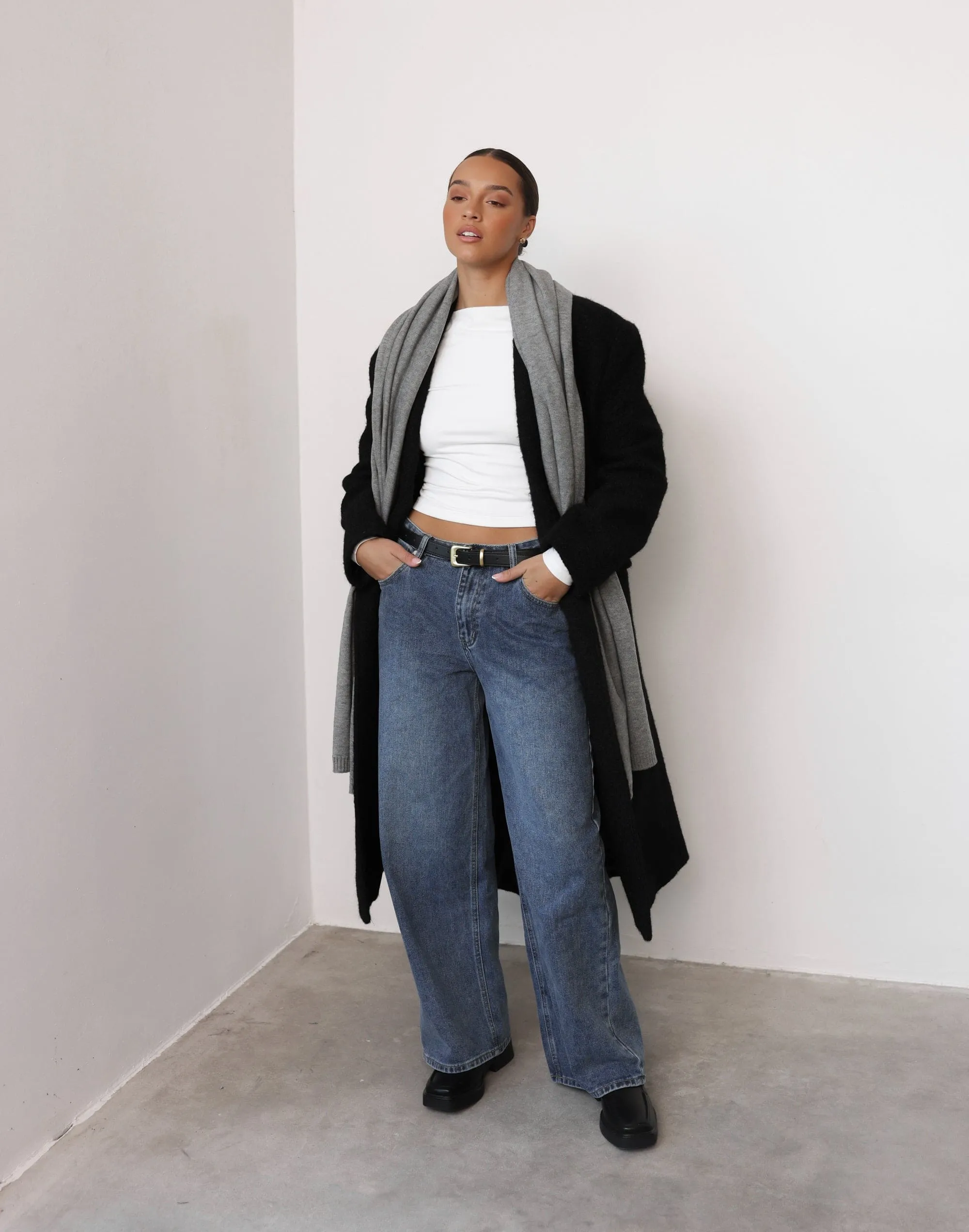 Imogen Scarf (Slate Marle) sold by Charcoal Clothing product image thumbnail 4