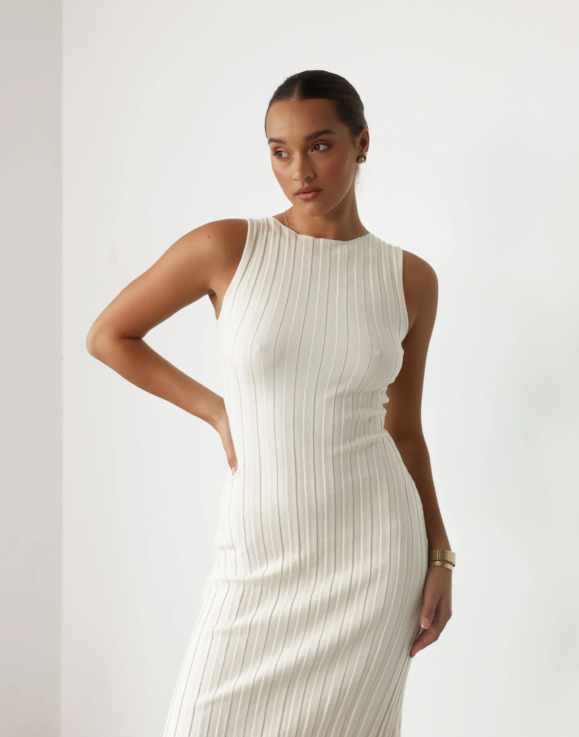 Lily May Midi Dress (Oat) sold by Charcoal Clothing product image thumbnail 3