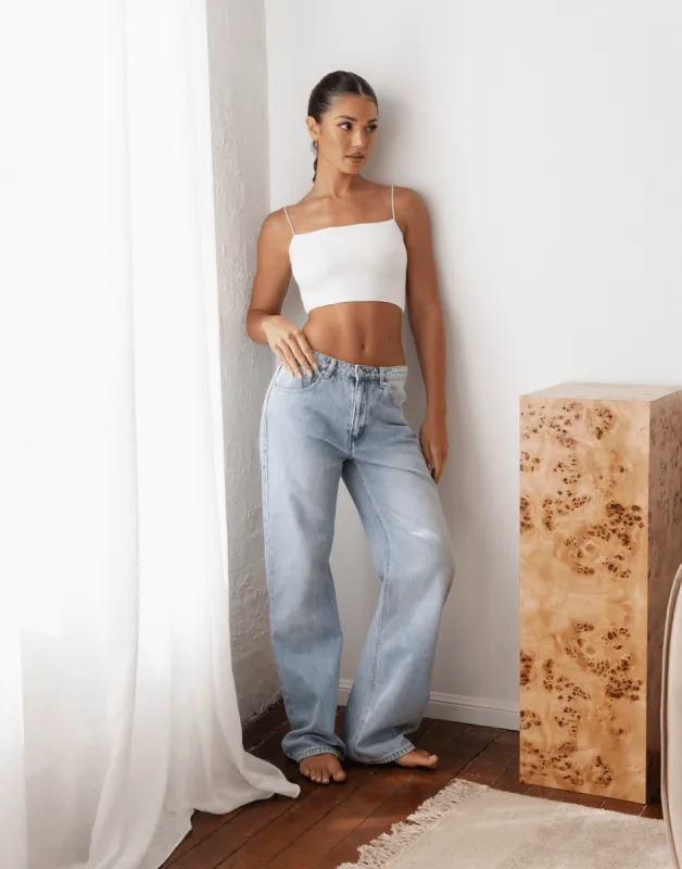 Tammy Crop Top (White) sold by Charcoal Clothing