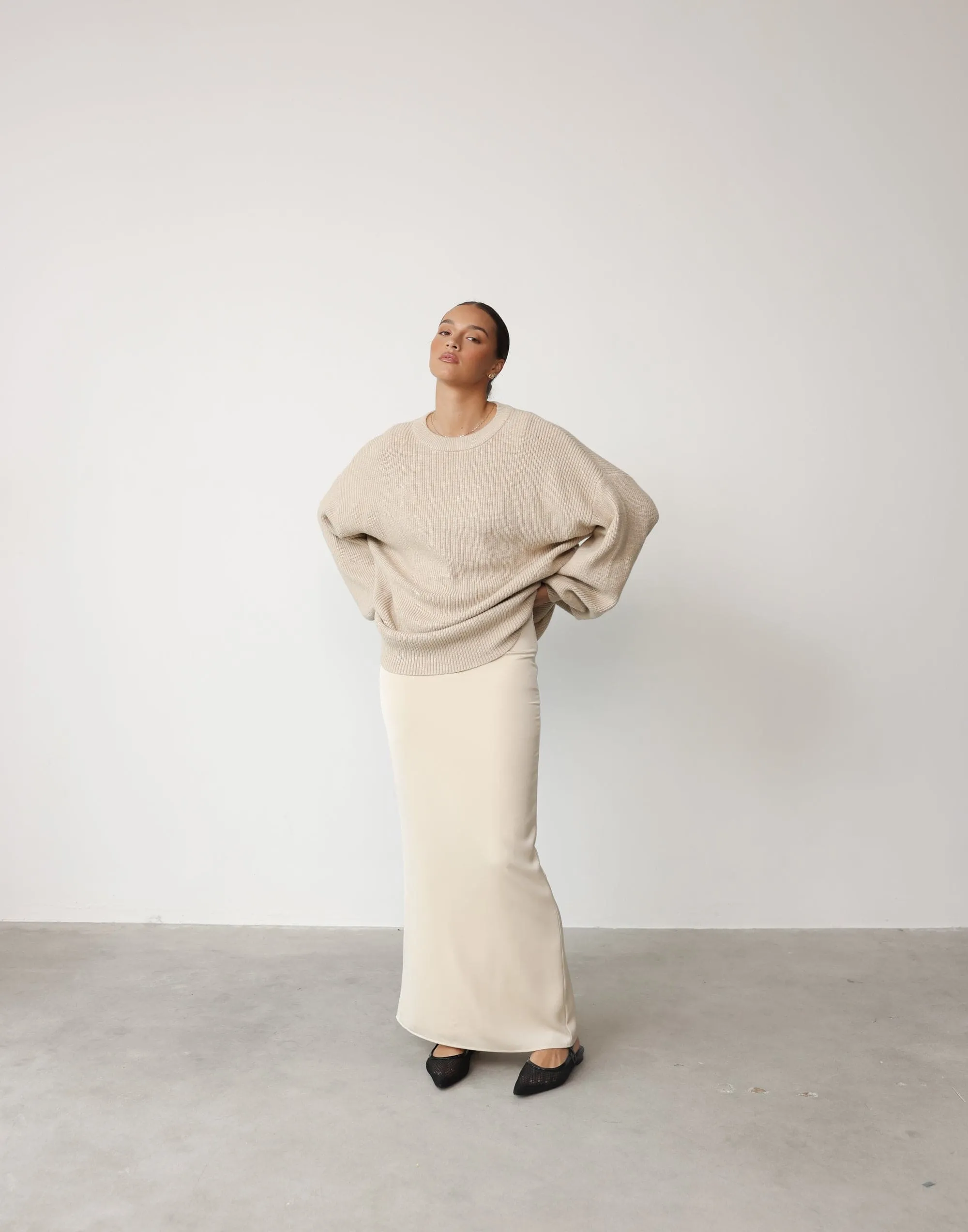 Viviana Maxi Skirt (Ivory) sold by Charcoal Clothing product image thumbnail 5