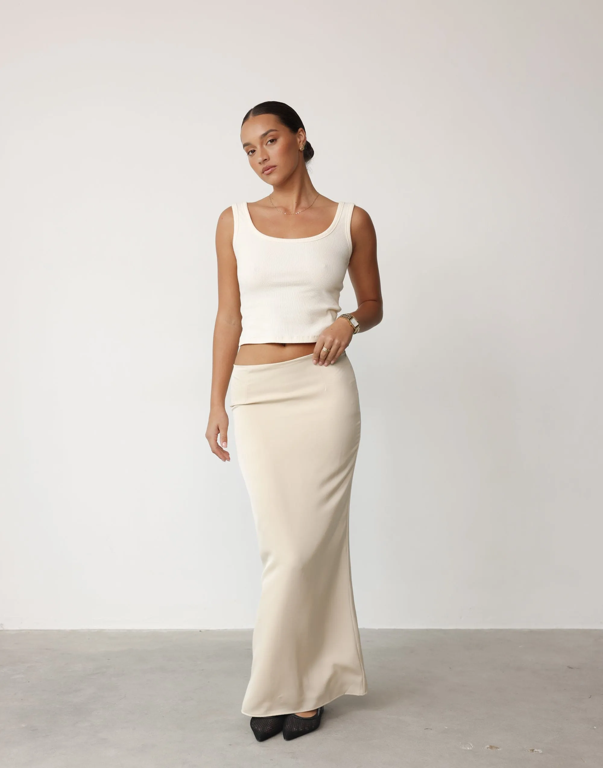 Viviana Maxi Skirt (Ivory) sold by Charcoal Clothing product image thumbnail 3