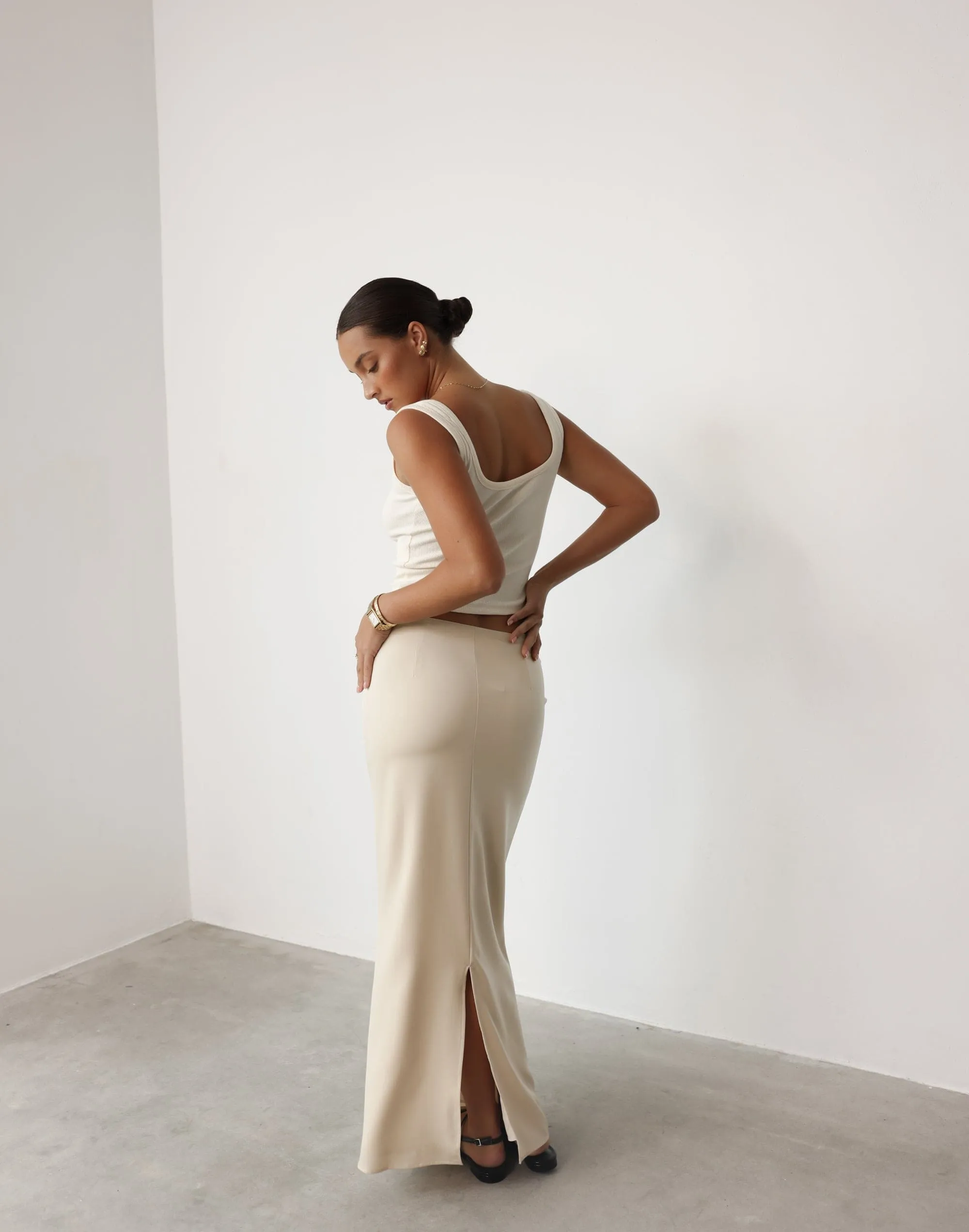 Viviana Maxi Skirt (Ivory) sold by Charcoal Clothing product image thumbnail 2