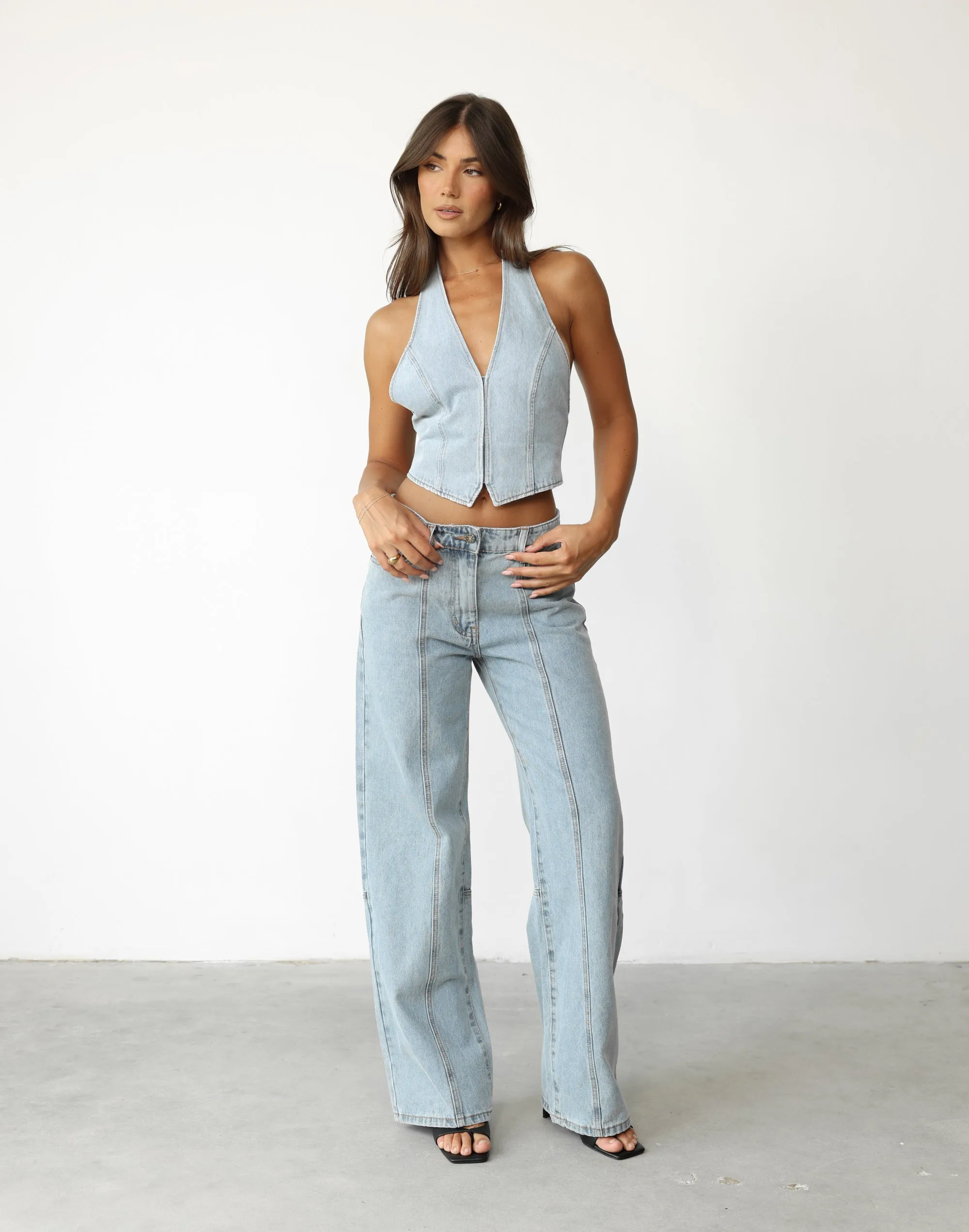 Dawson Jean (Washed Blue) - By Lioness sold by Charcoal Clothing