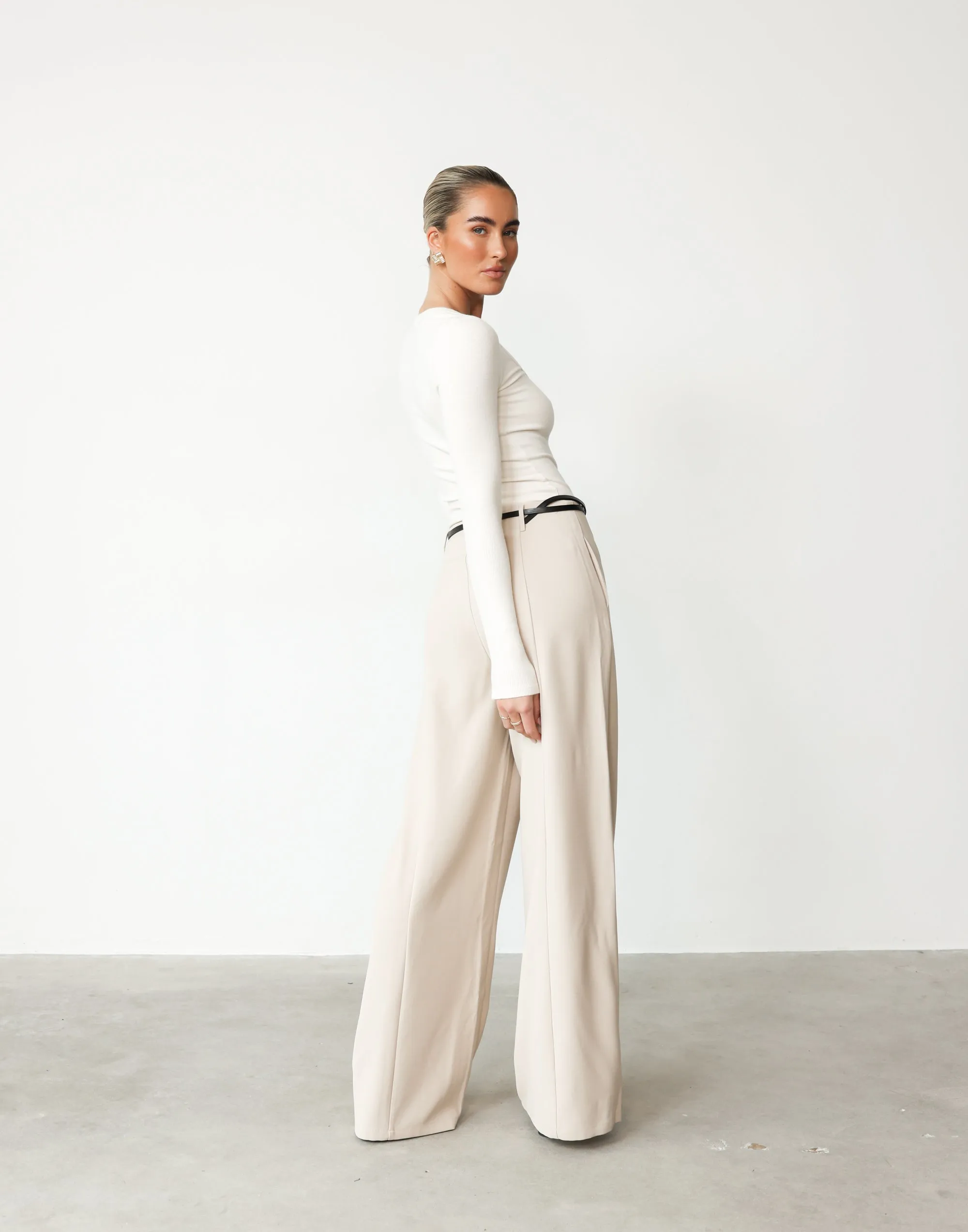 Kathleen Long Sleeve Top (Oat) sold by Charcoal Clothing product image thumbnail 5