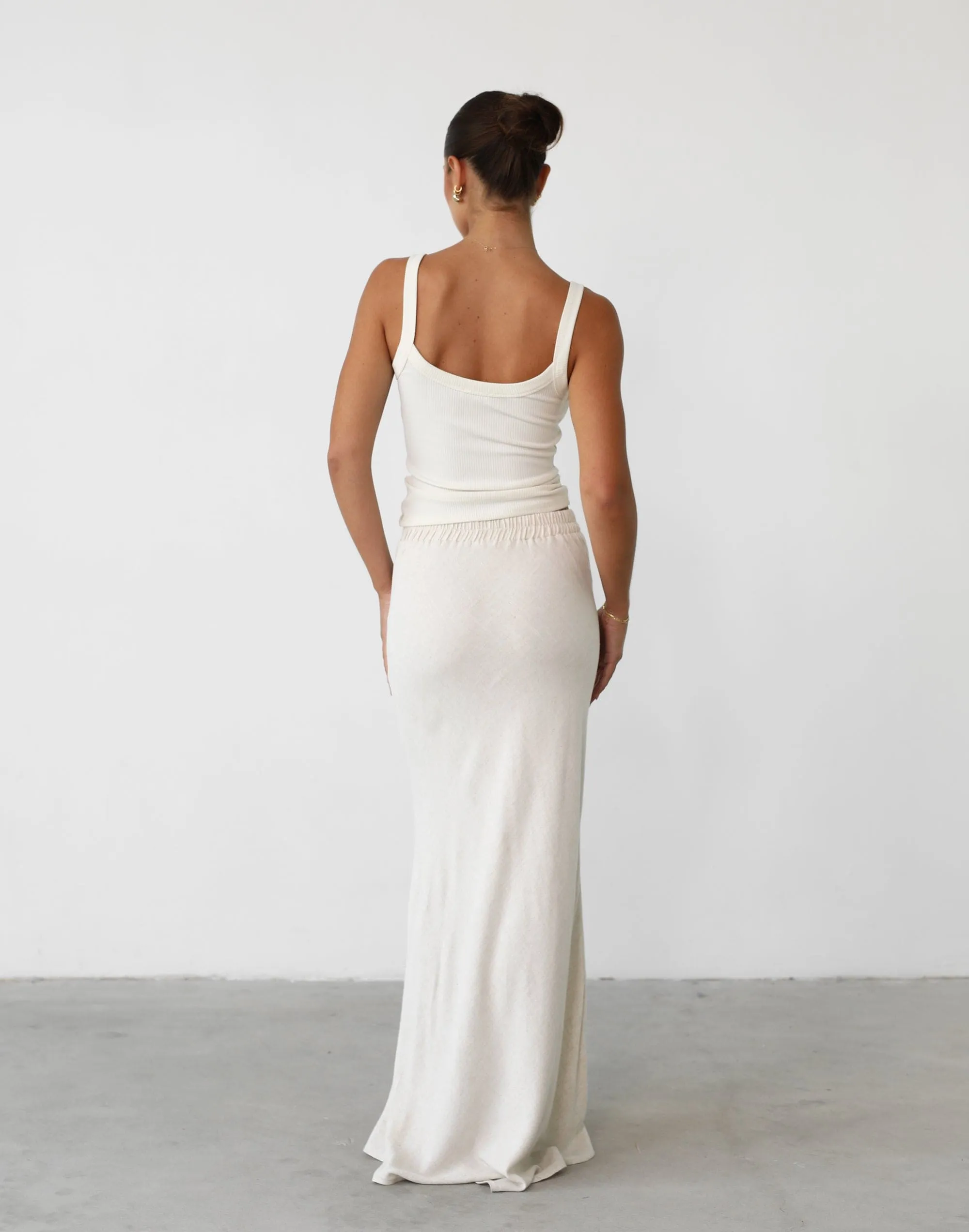 Jayella Linen Maxi Skirt (Beige) sold by Charcoal Clothing product image thumbnail 4