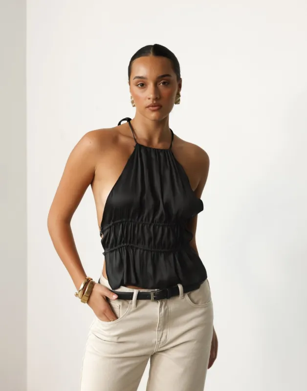 Legacy Halter Top (Onyx) - By Lioness sold by Charcoal Clothing