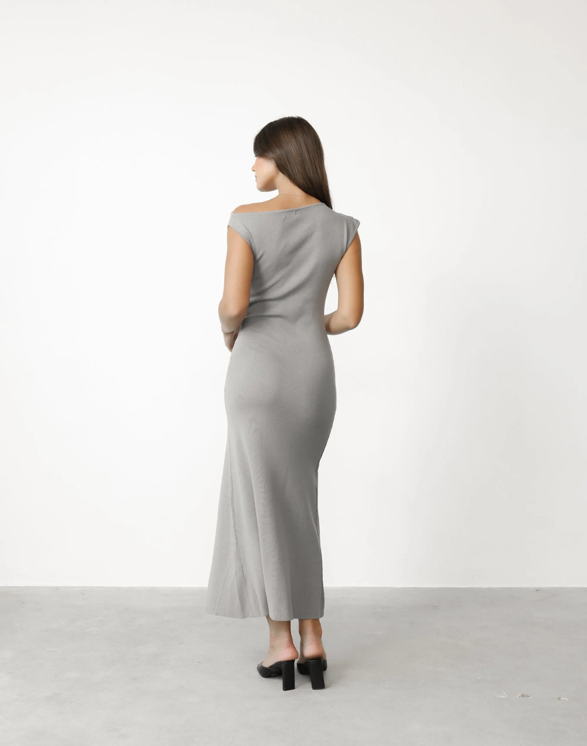 Martina Maxi Dress (Light Grey) sold by Charcoal Clothing product image thumbnail 3