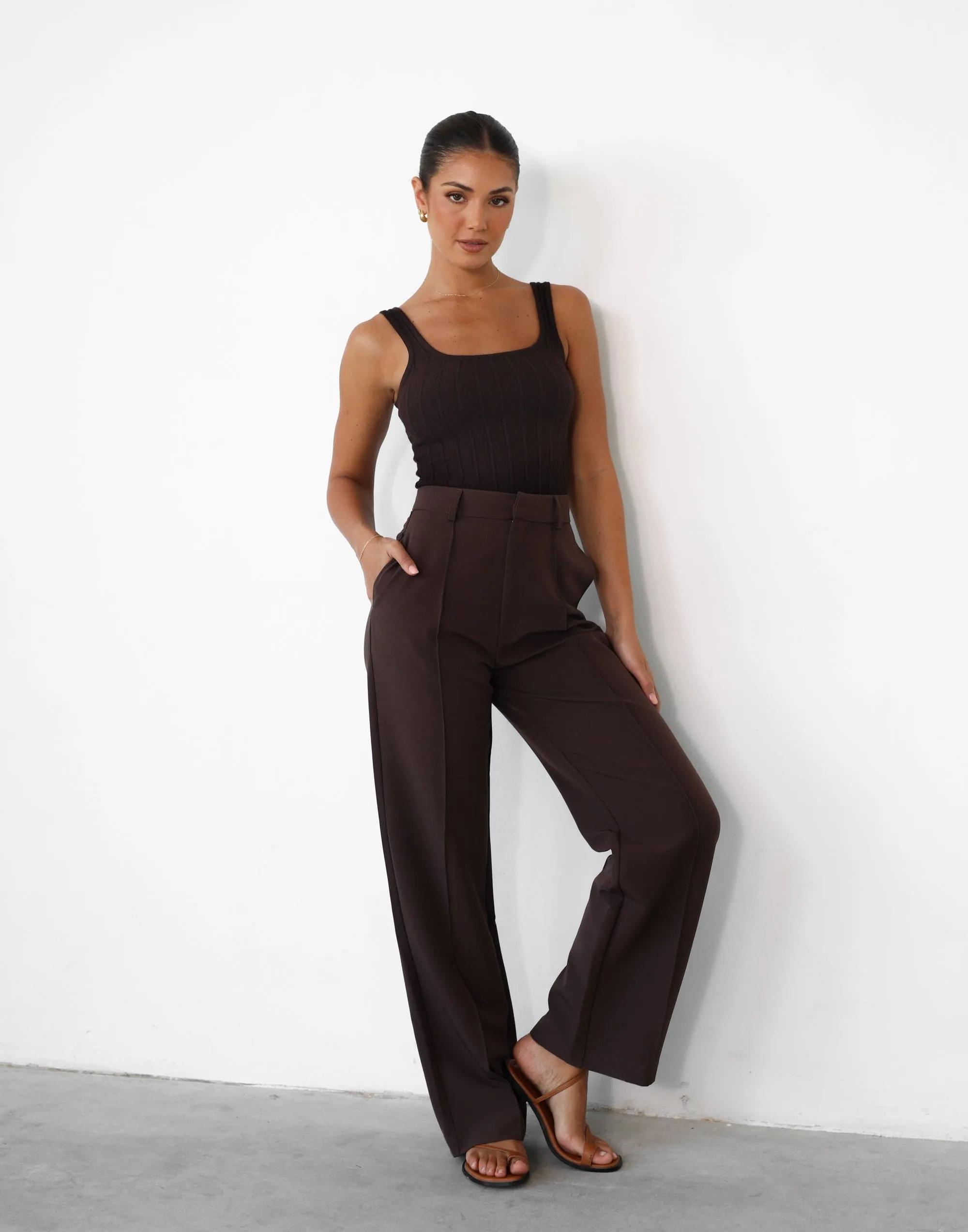 Colden Pants (Chocolate) sold by Charcoal Clothing product image thumbnail 2
