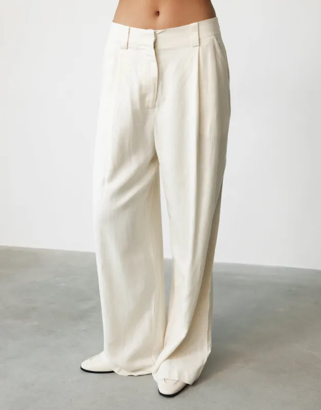 La Quinta Pant (Ivory) - By Lioness sold by Charcoal Clothing