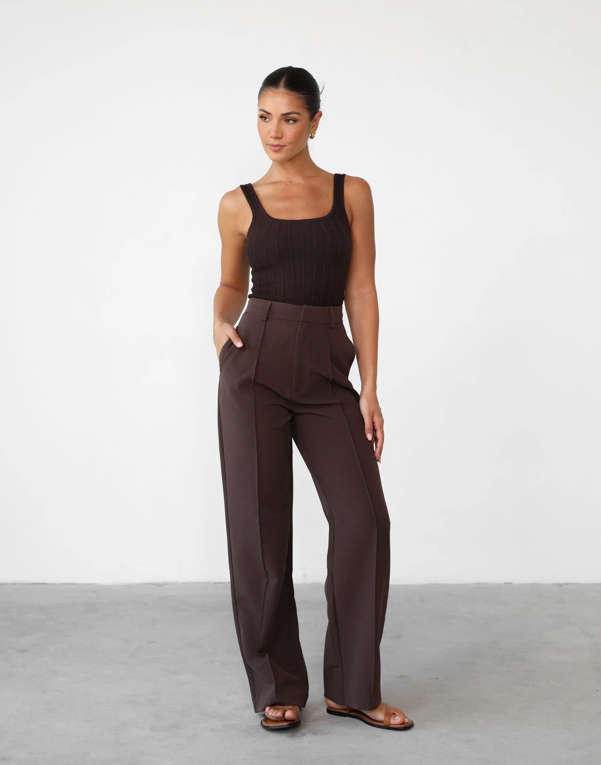 Colden Pants (Chocolate) sold by Charcoal Clothing product image thumbnail 4