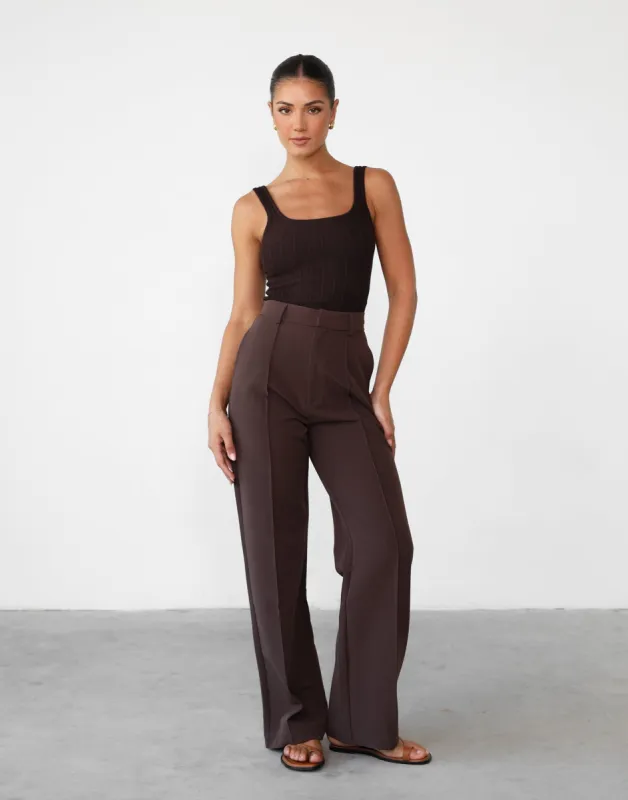 Colden Pants (Chocolate) sold by Charcoal Clothing