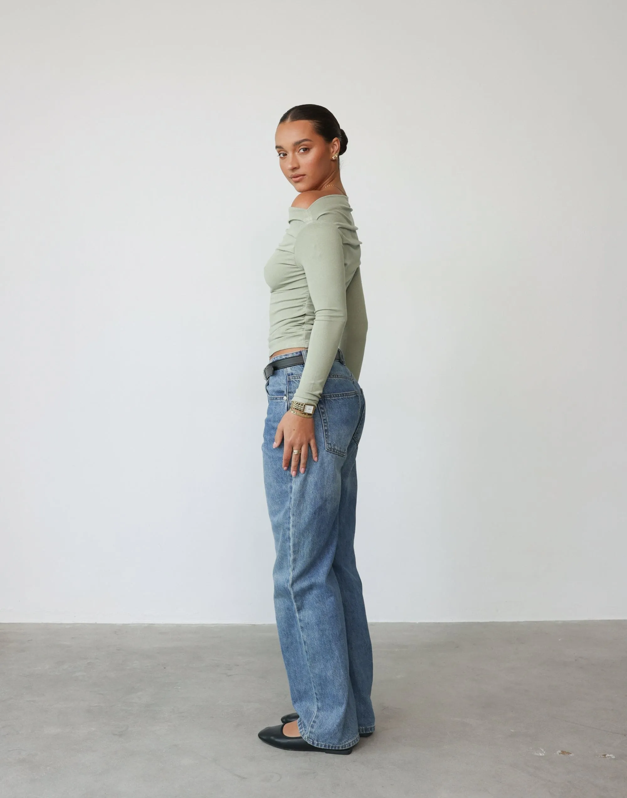 Alyanna Top (Sage) sold by Charcoal Clothing product image thumbnail 2