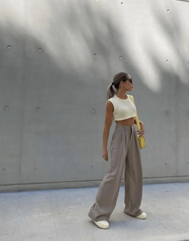 Monet Pants (Mushroom) sold by Charcoal Clothing