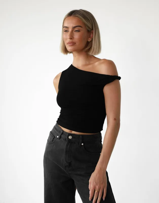 Aira Top (Black) sold by Charcoal Clothing