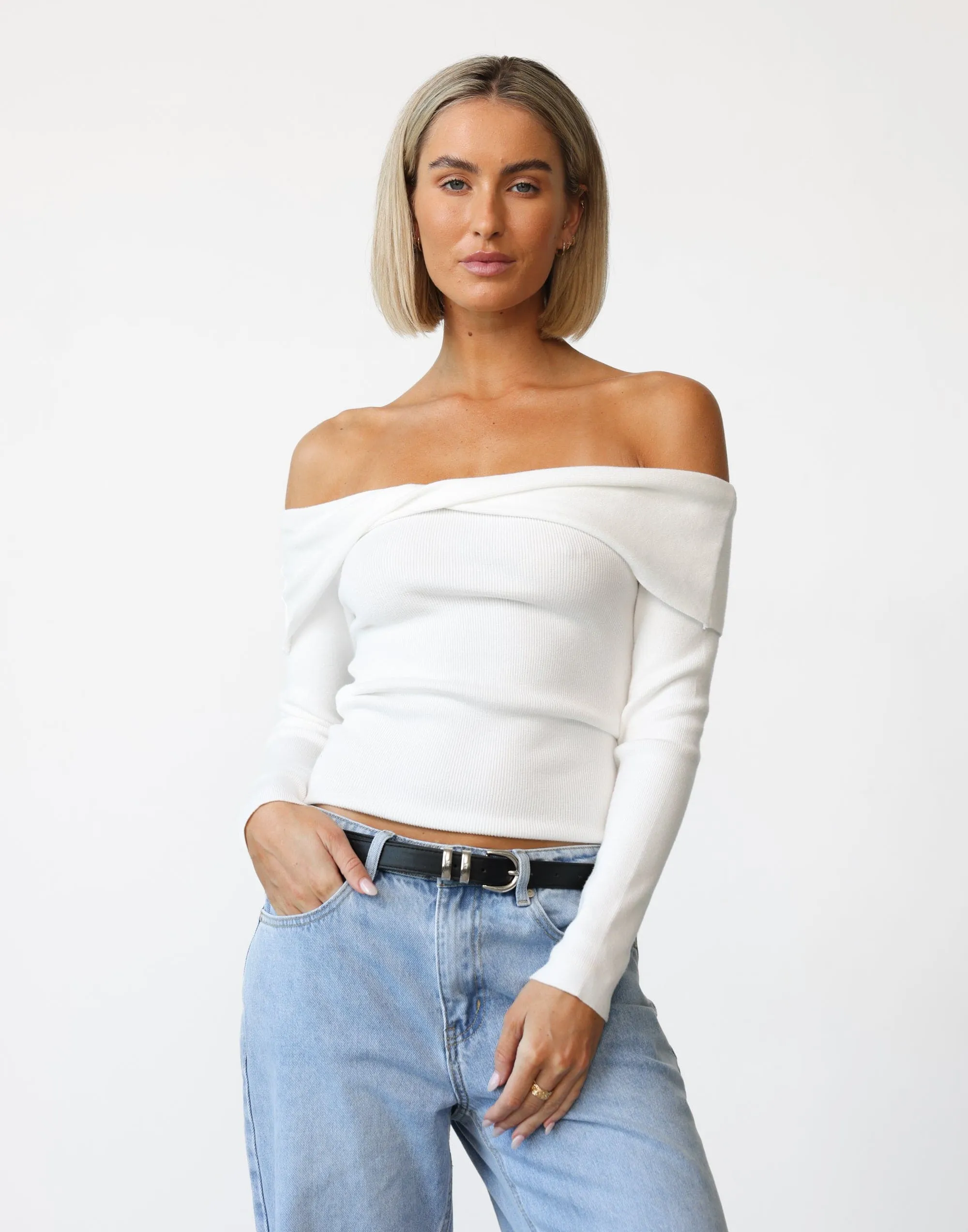 Elena Top (White) sold by Charcoal Clothing product image thumbnail 3