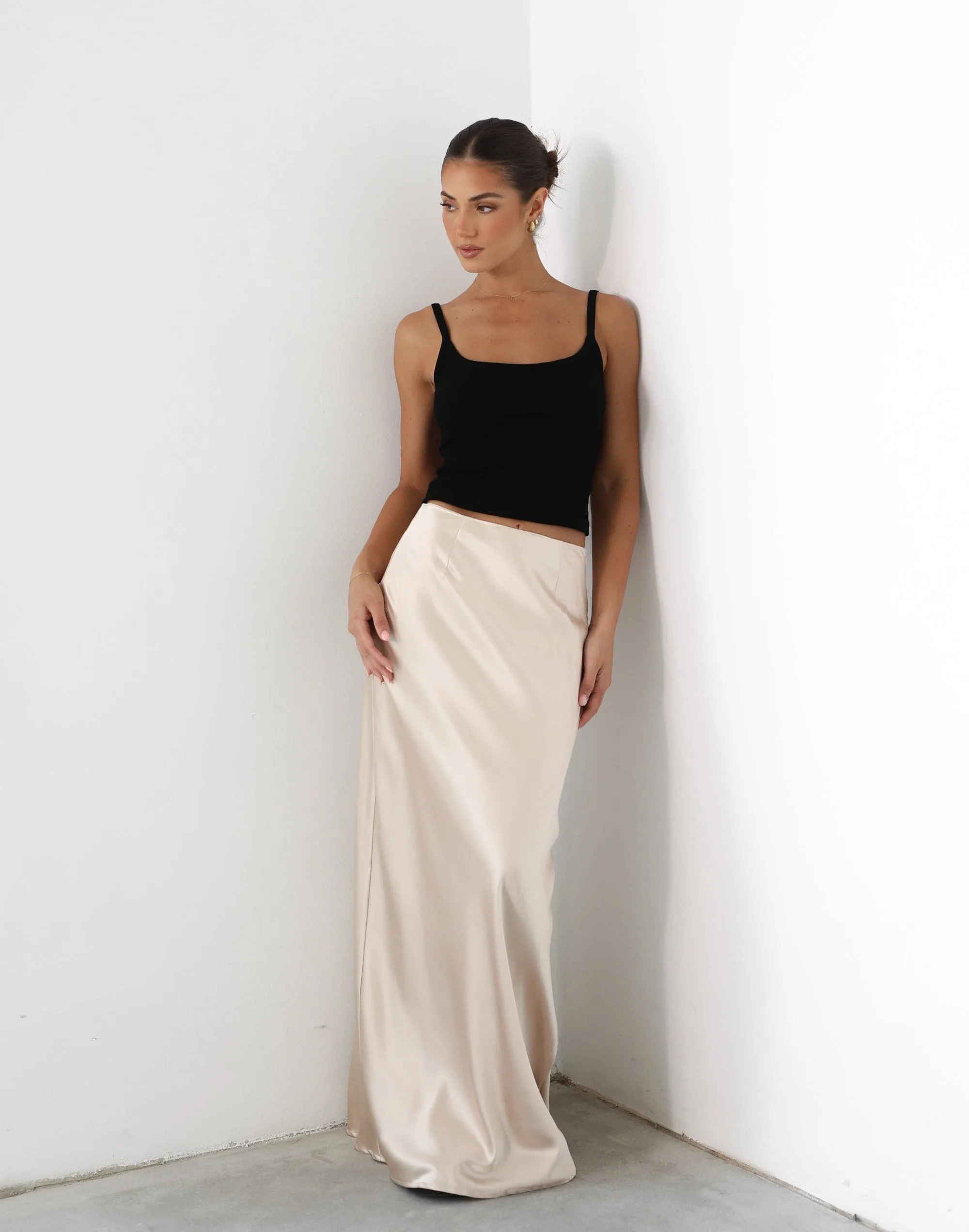 Sincerity Maxi Skirt (Almond) sold by Charcoal Clothing product image thumbnail 4