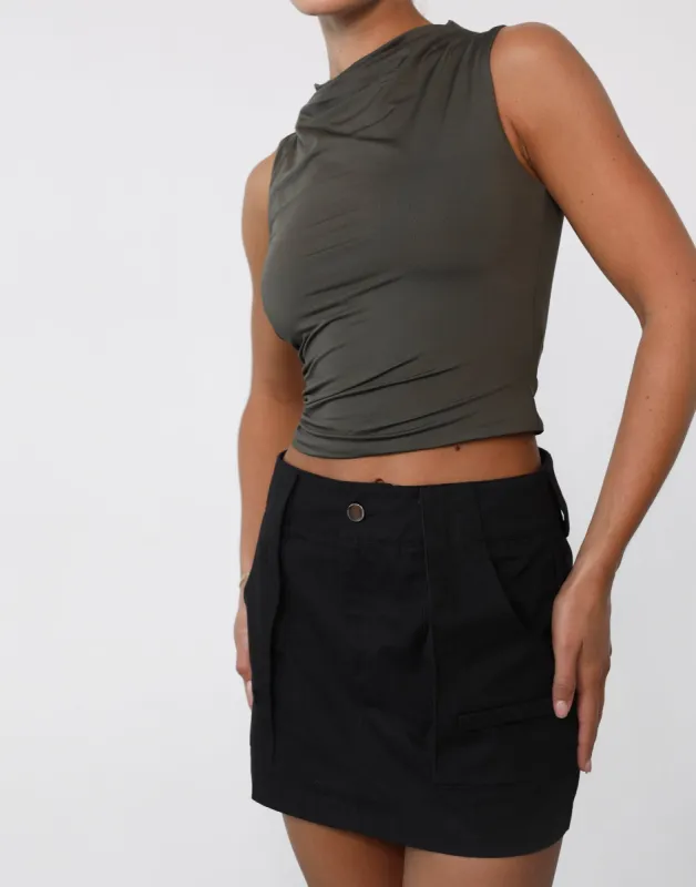 Remember This Mini Skirt (Charcoal) sold by Charcoal Clothing