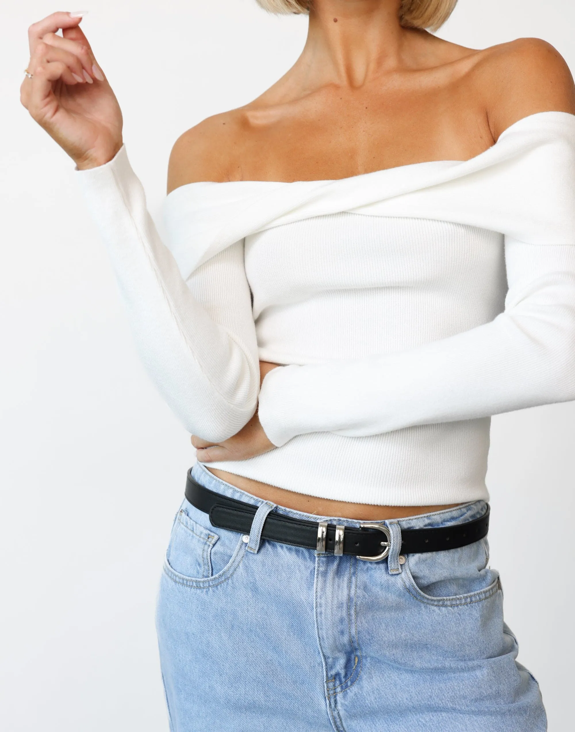 Elena Top (White) sold by Charcoal Clothing product image thumbnail 2