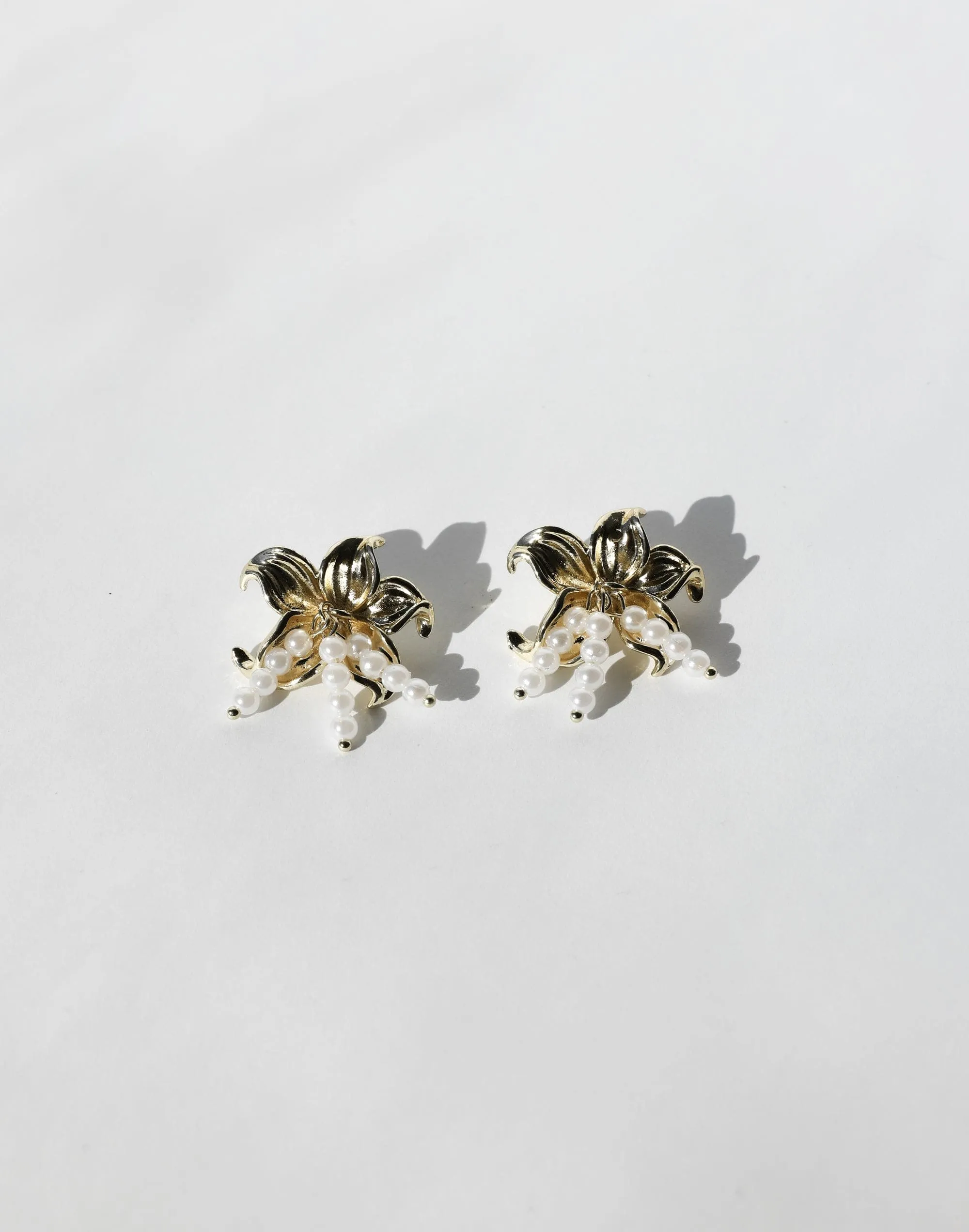 Blossom Earrings (Gold) sold by Charcoal Clothing product image thumbnail 2