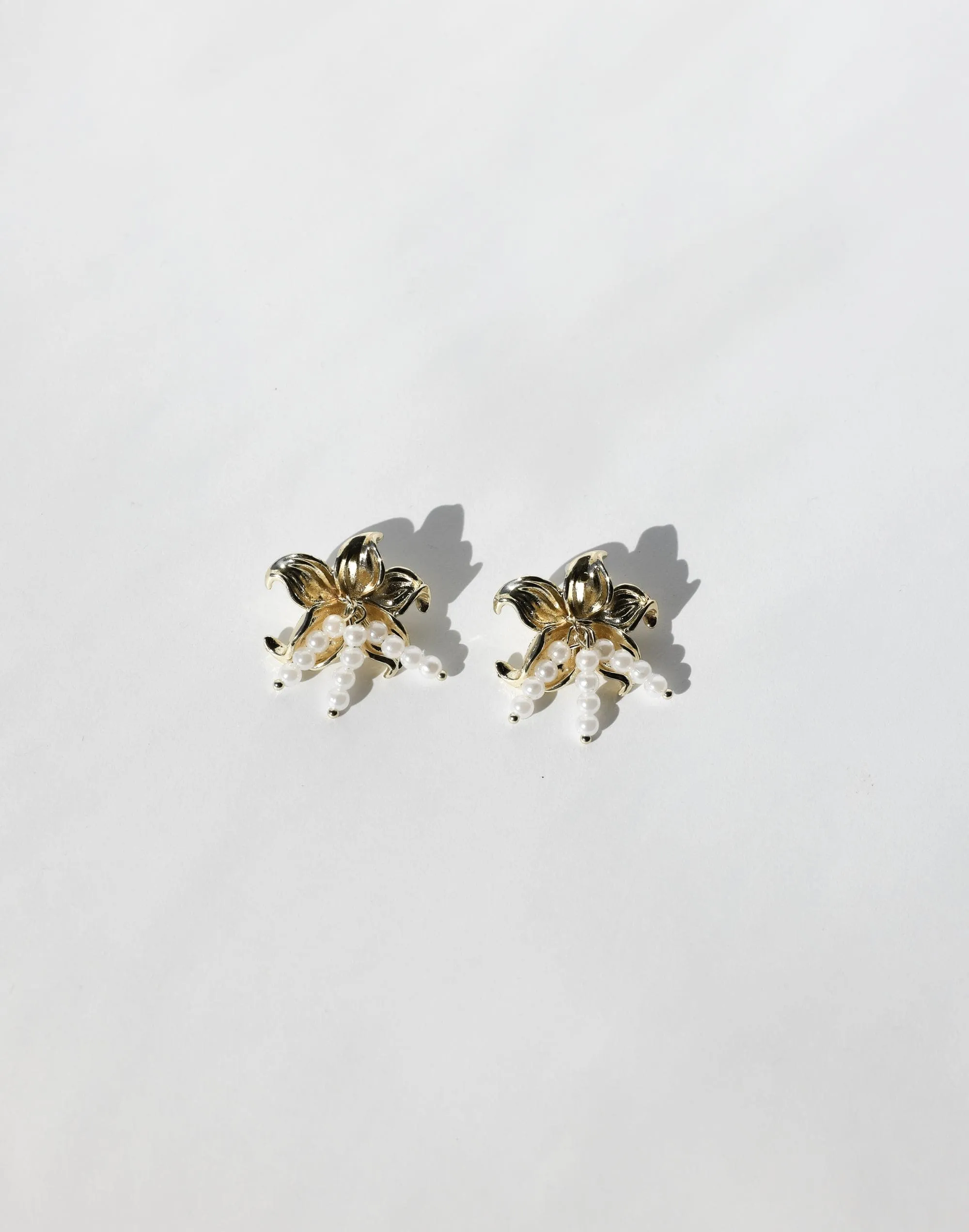 Blossom Earrings (Gold) sold by Charcoal Clothing product image thumbnail 3