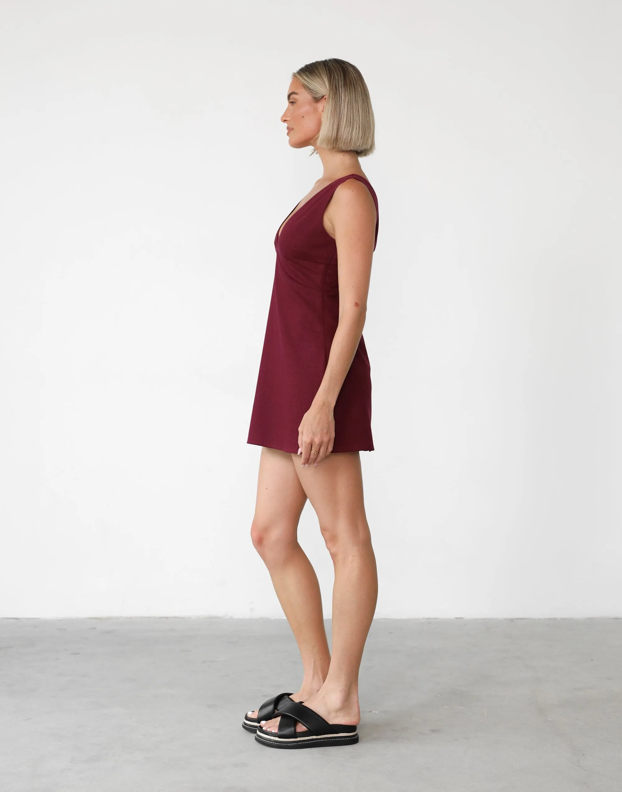 Elio Mini Dress (Shiraz) sold by Charcoal Clothing product image thumbnail 3
