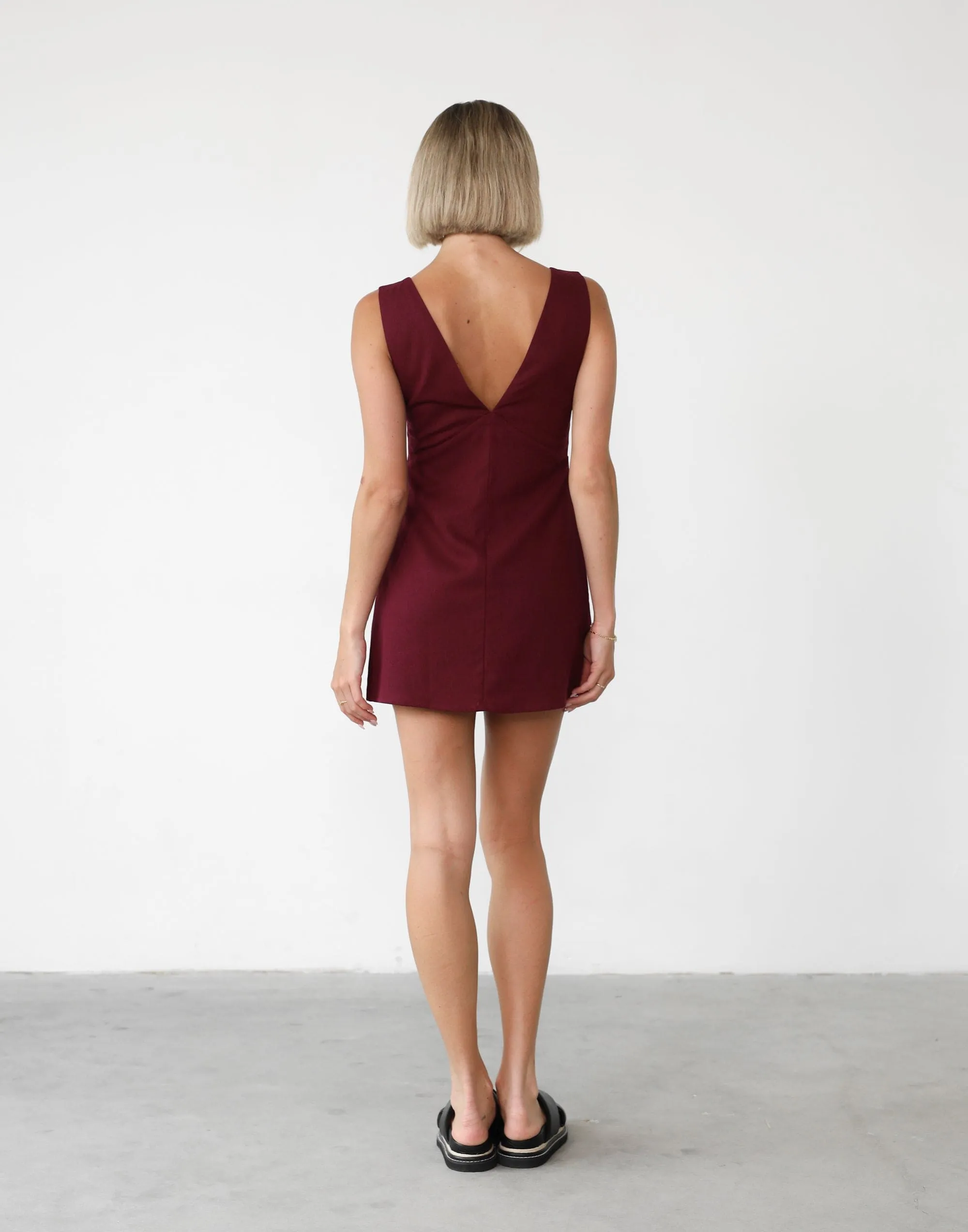 Elio Mini Dress (Shiraz) sold by Charcoal Clothing product image thumbnail 4