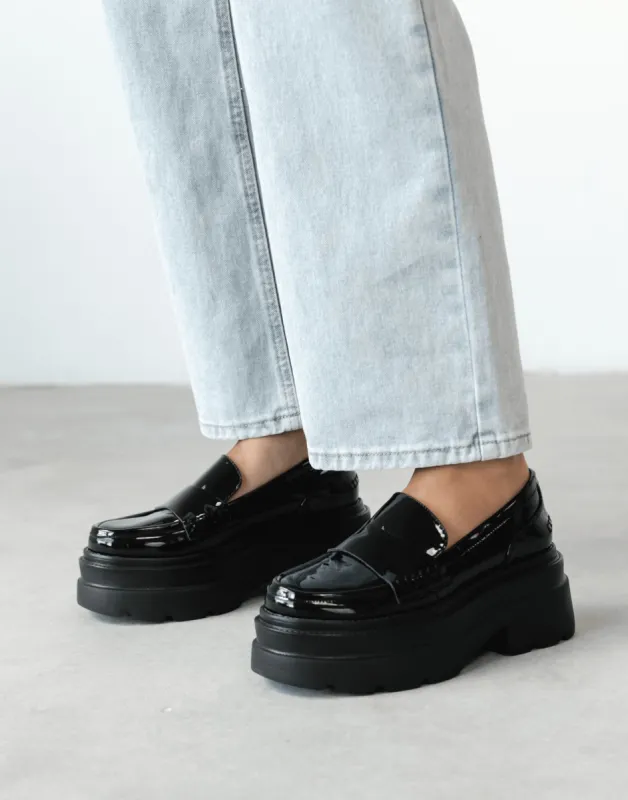 Ranked Platform Shoes (Black) - By Therapy sold by Charcoal Clothing