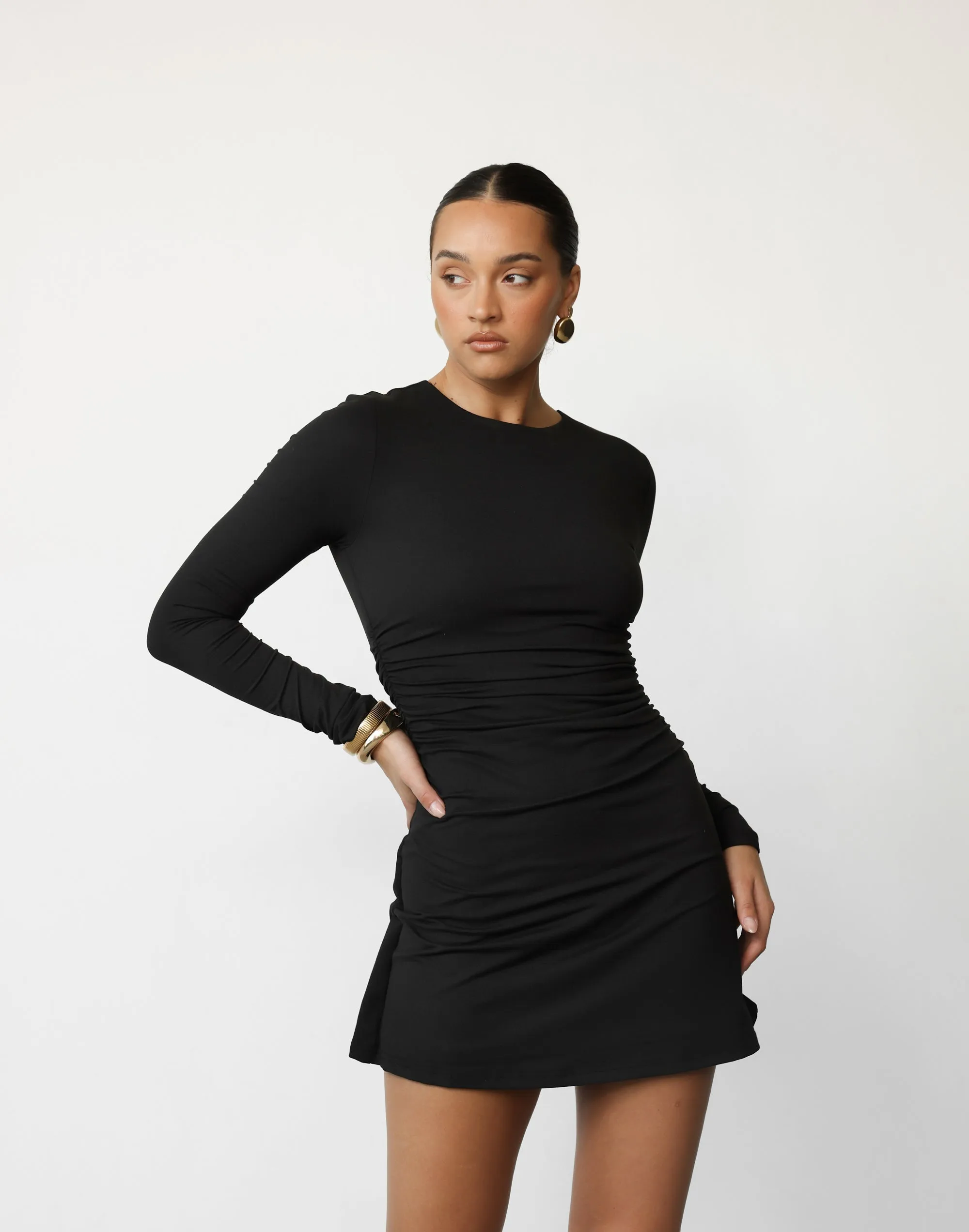 Manon Mini Dress (Black) sold by Charcoal Clothing