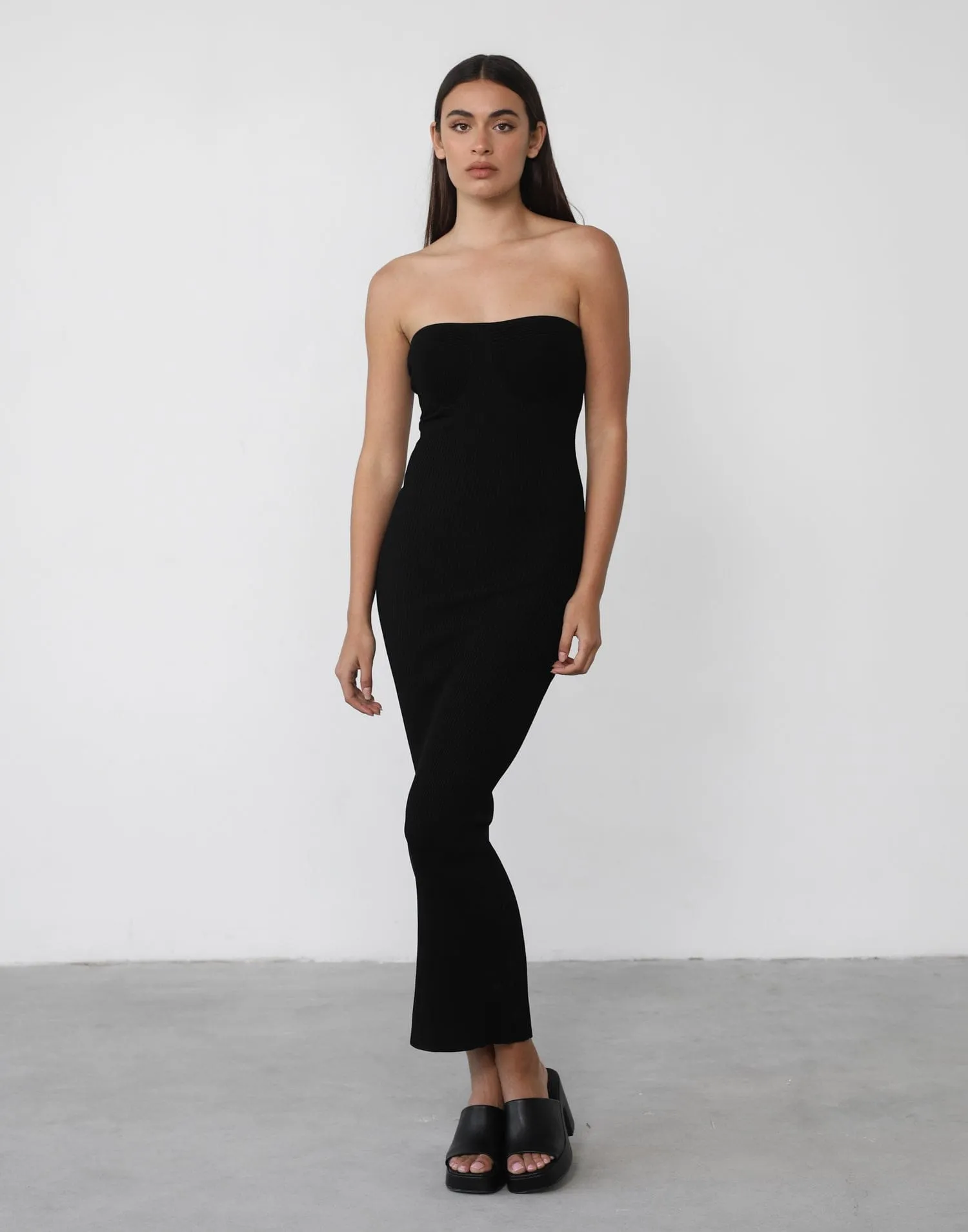 Mirabel Maxi Dress (Black) sold by Charcoal Clothing