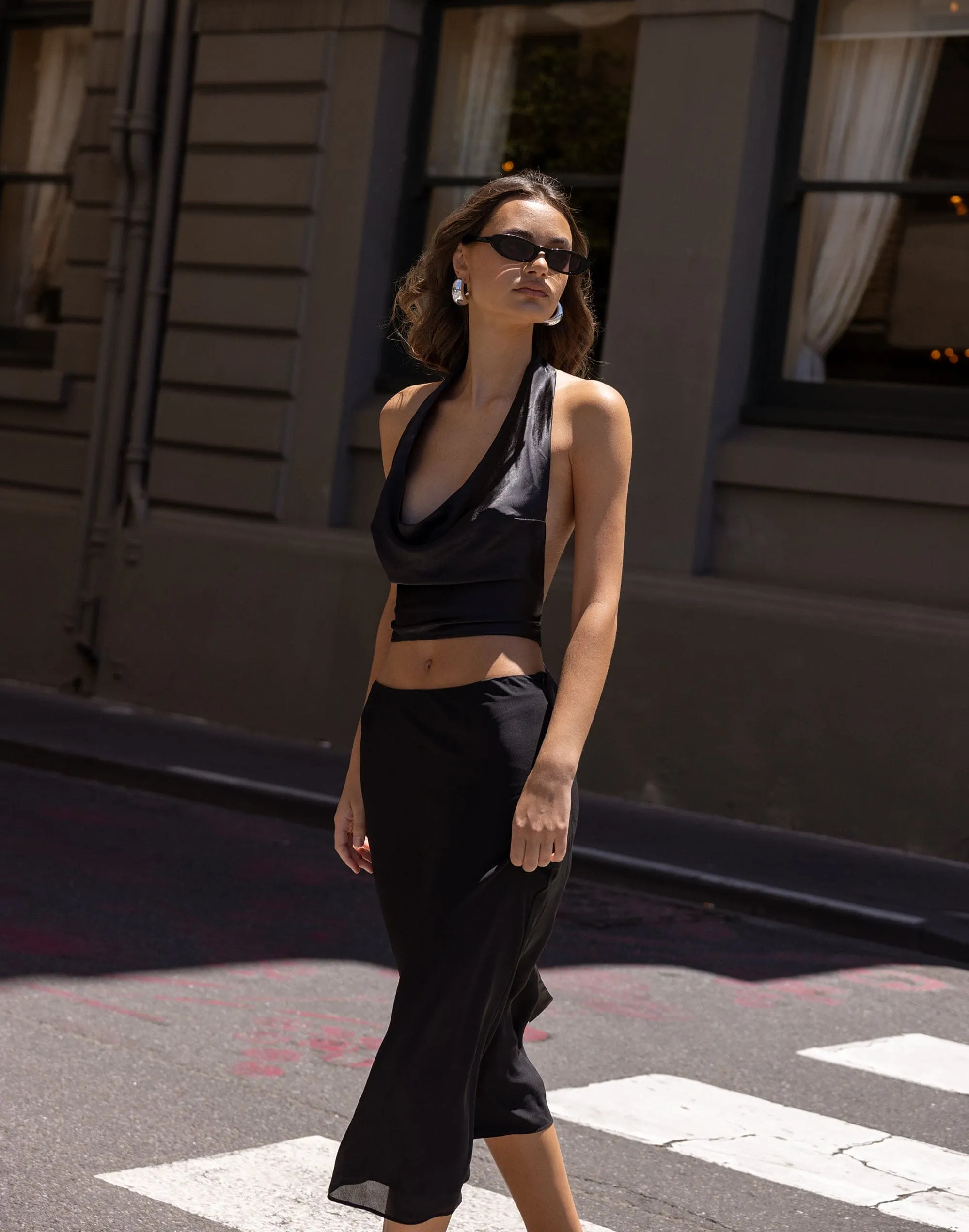 Heidi Halter Top (Black) sold by Charcoal Clothing product image thumbnail 2